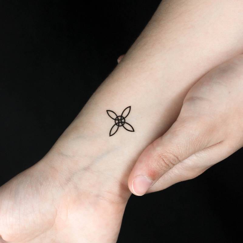 Kleine Hexe Knoten Temporäres Tattoo | 3Er Set von Etsy - littletattoos