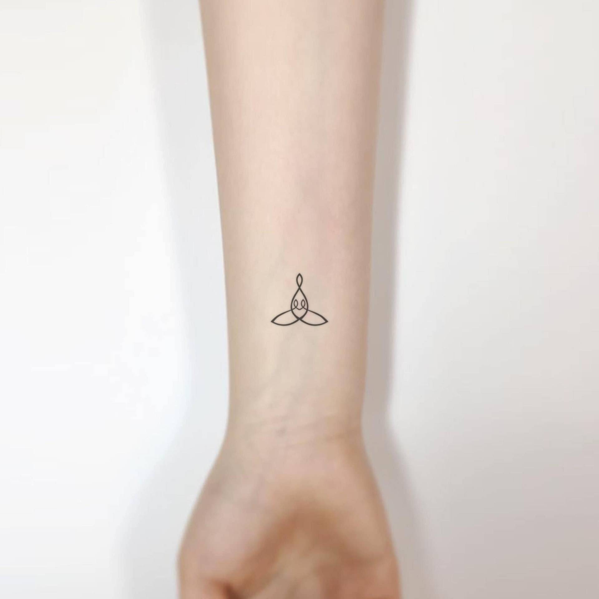 Temporäres Tattoo Mit Kleinem Mutter - Und Kindersymbol | 3Er-Set von Etsy - littletattoos