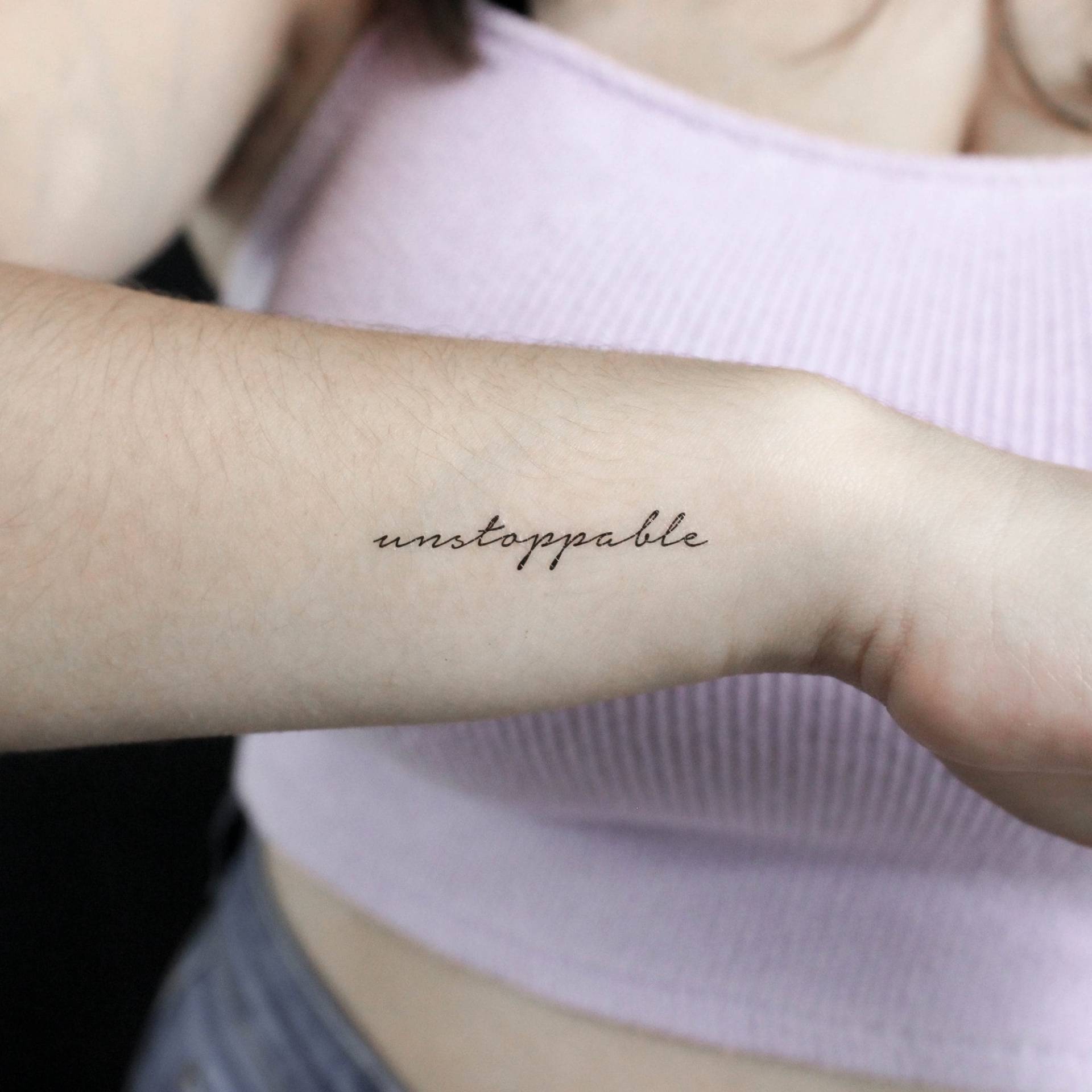 Nicht Aufzuhalten Temporäres Tattoo | 3Er Set von Etsy - littletattoos