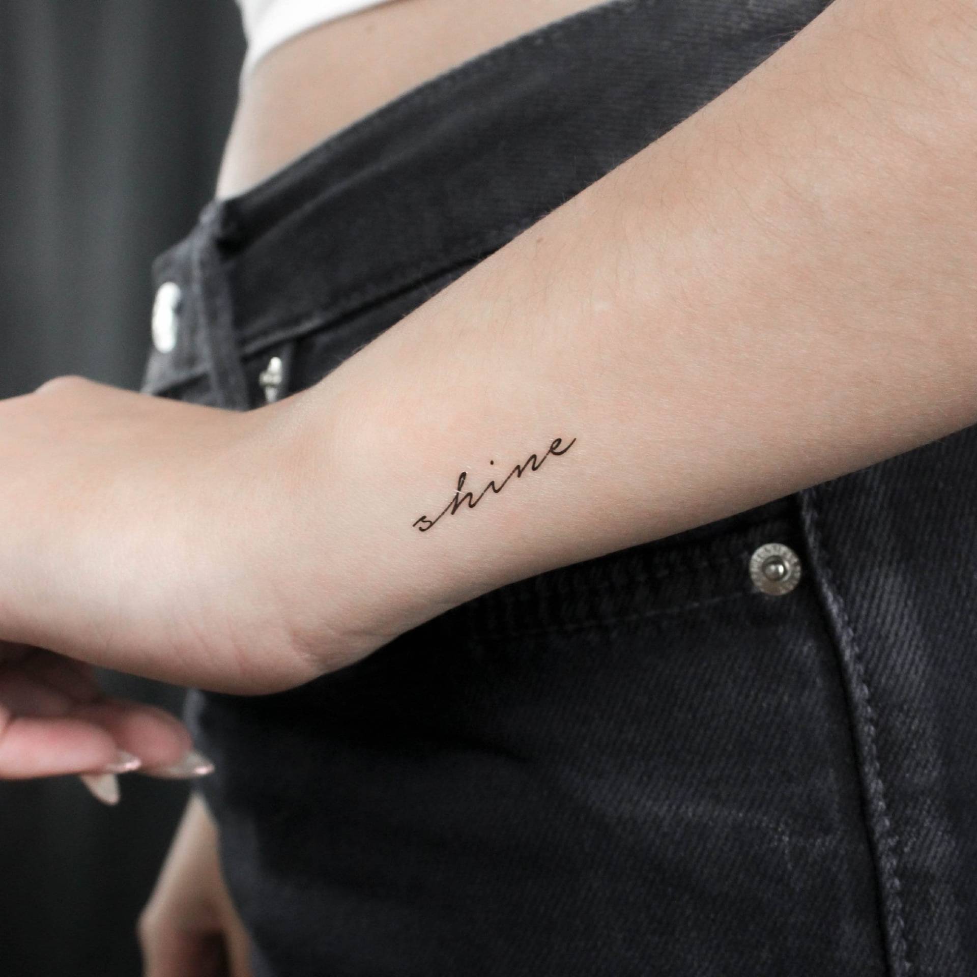 Temporäres Tattoo „Glanz" | 3Er-Set von Etsy - littletattoos