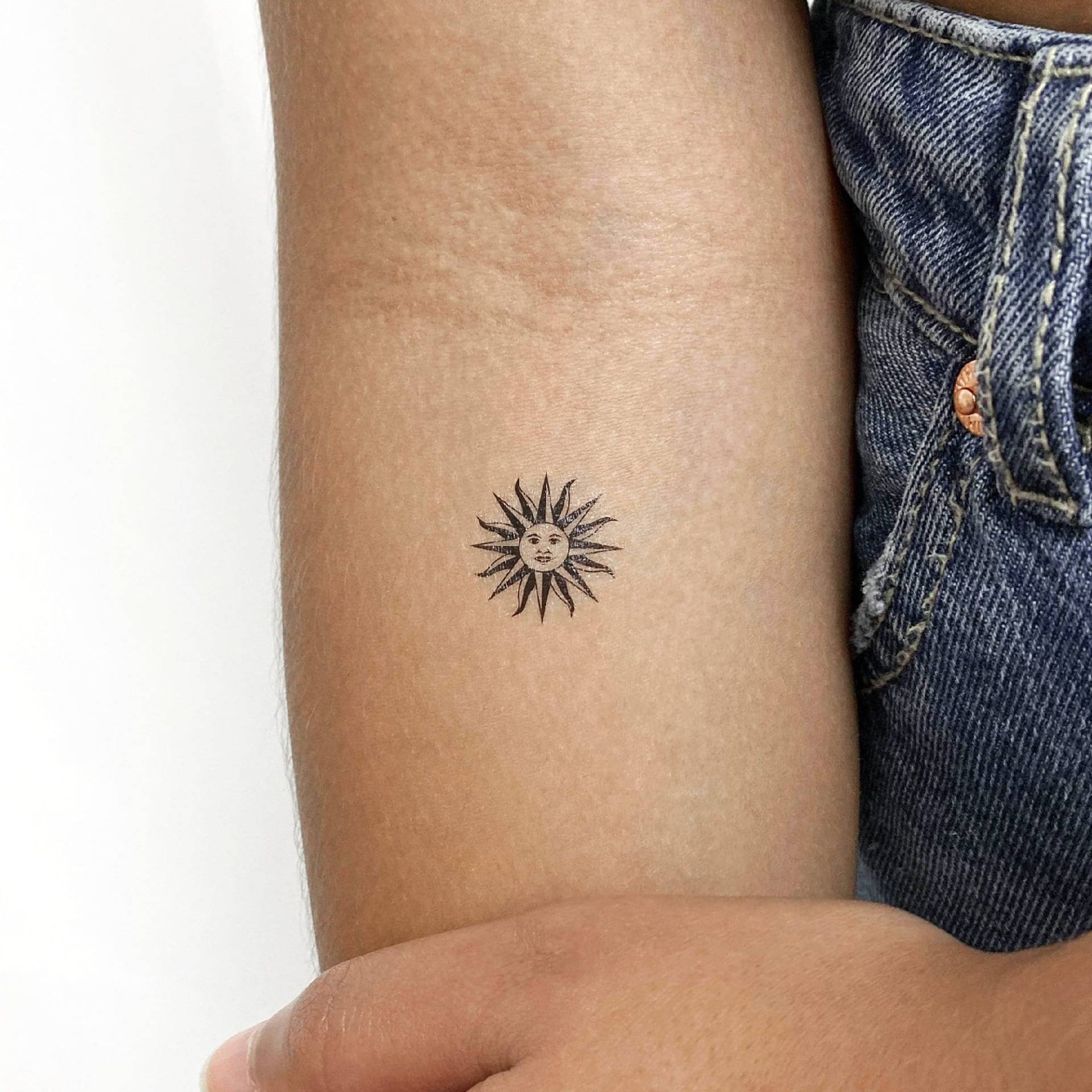 Sol De Mayo Uruguay Temporäres Tattoo | 3Er Set von Etsy - littletattoos