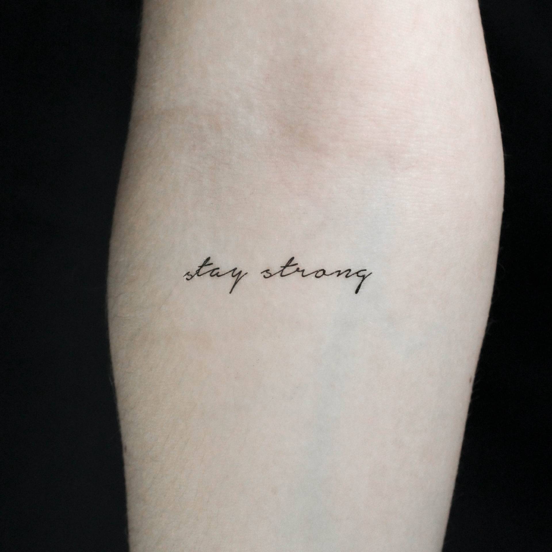 Stay Strong Temporäres Tattoo | 3Er Set von Etsy - littletattoos