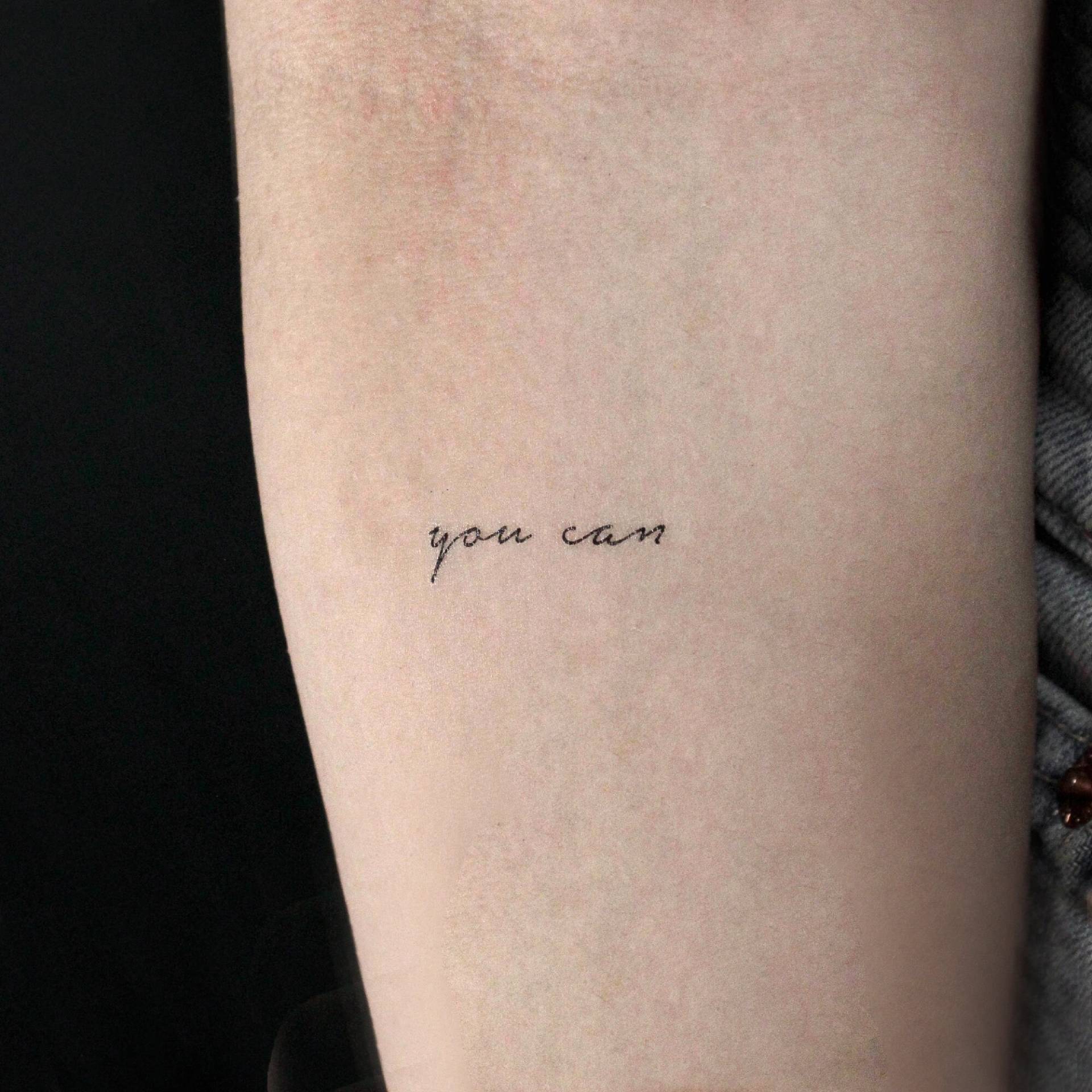 You Can Temporäres Tattoo | 3Er Set von Etsy - littletattoos