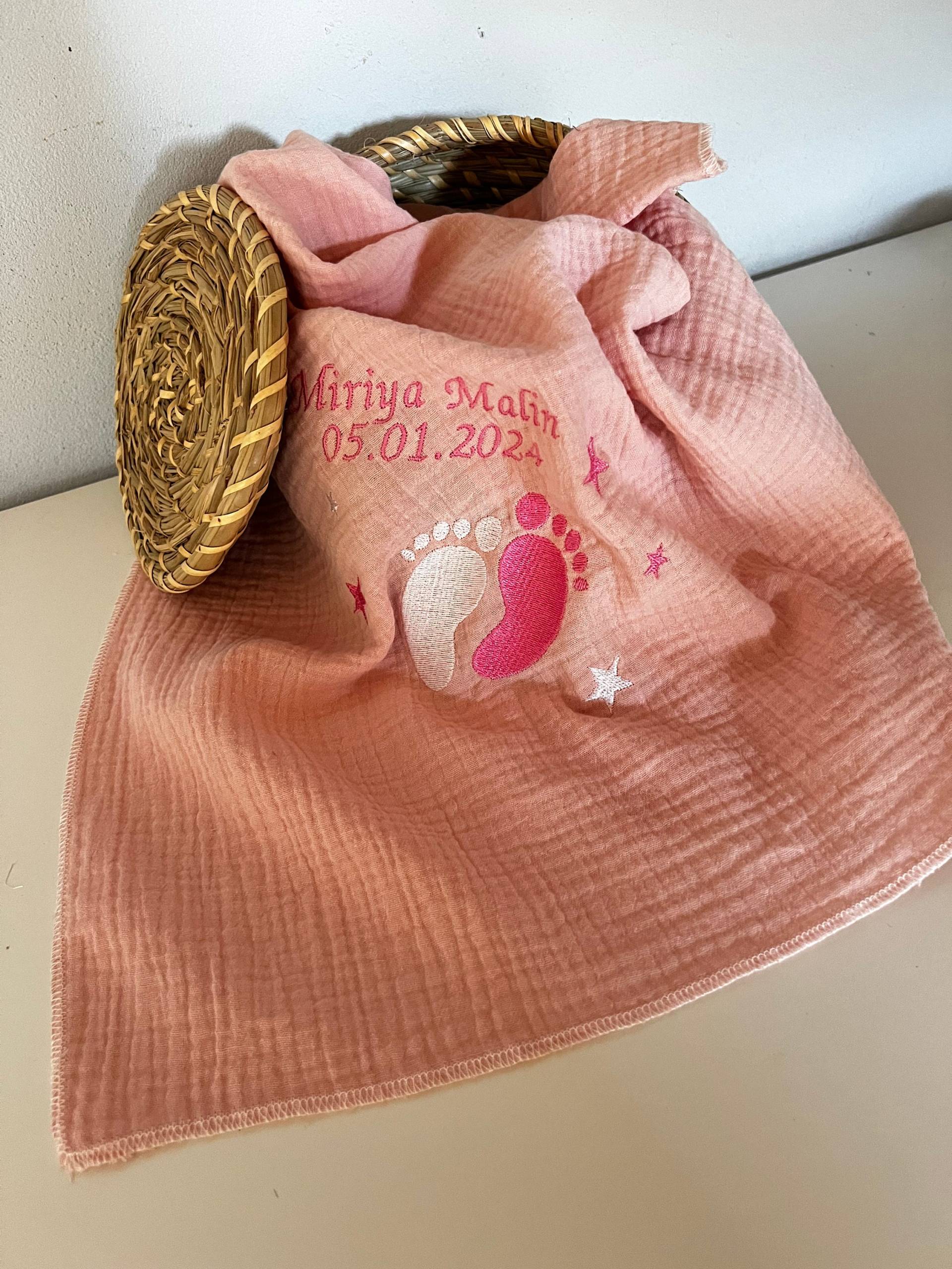 Spucktuch, Mulltuch, Mullwindel, Bestickt Spucktuch, Mulltuch, Mullwindel, Bestickt von Etsy - lottiandsimb