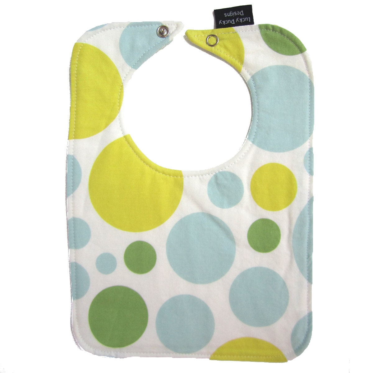 Dream Dot Wende-Lätzchen Mit Druckknopfverschluss Dream Dot Wende-Lätzchen Mit Druckknopfverschluss von Etsy - luckyduckydesigns