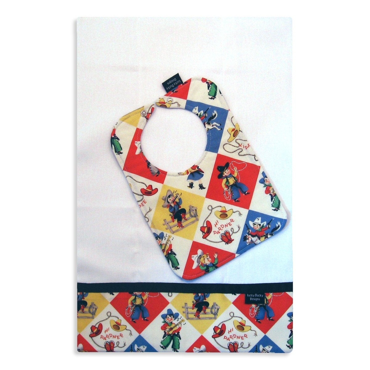 Yippee Lätzchen Und Spucktuch Set, Cowboy Baby, Baby Geschenk Sabberlätzchen, Stoffwindel Yippee Lätzchen Und Spucktuch Set, Cowboy Baby, Baby Geschenk Sabberlätzchen, Stoffwindel von Etsy - luckyduckydesigns