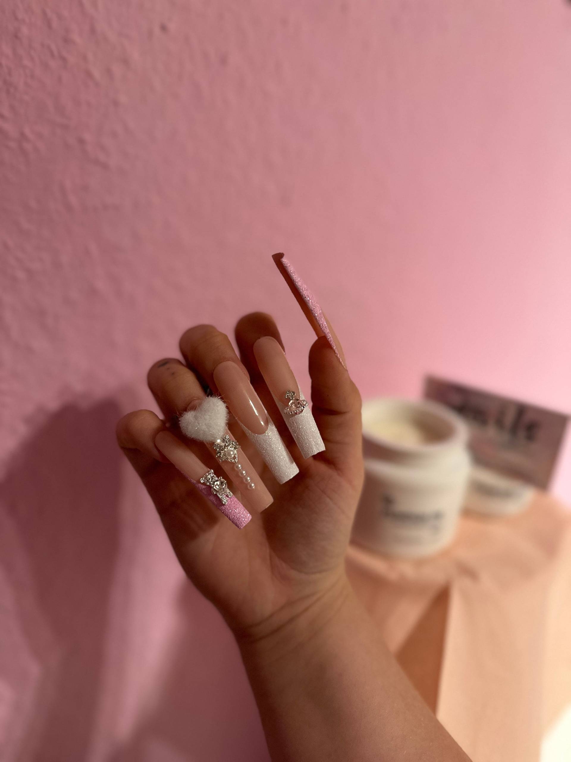 Press On Nails | Girly Btch 10 Stück von Etsy - luxurynailsbylara