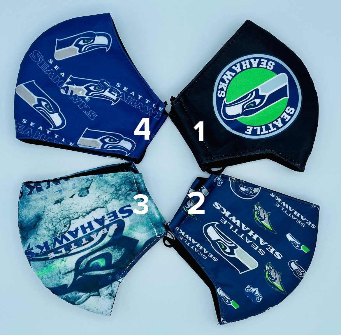 Nfl Hochwertige Gesichtsmaske Der Seahawks, Seahawks Gesichtsmaske, Modegesichtsmaske, Wiederverwendbare Waschbare von Etsy - maskzitupshop