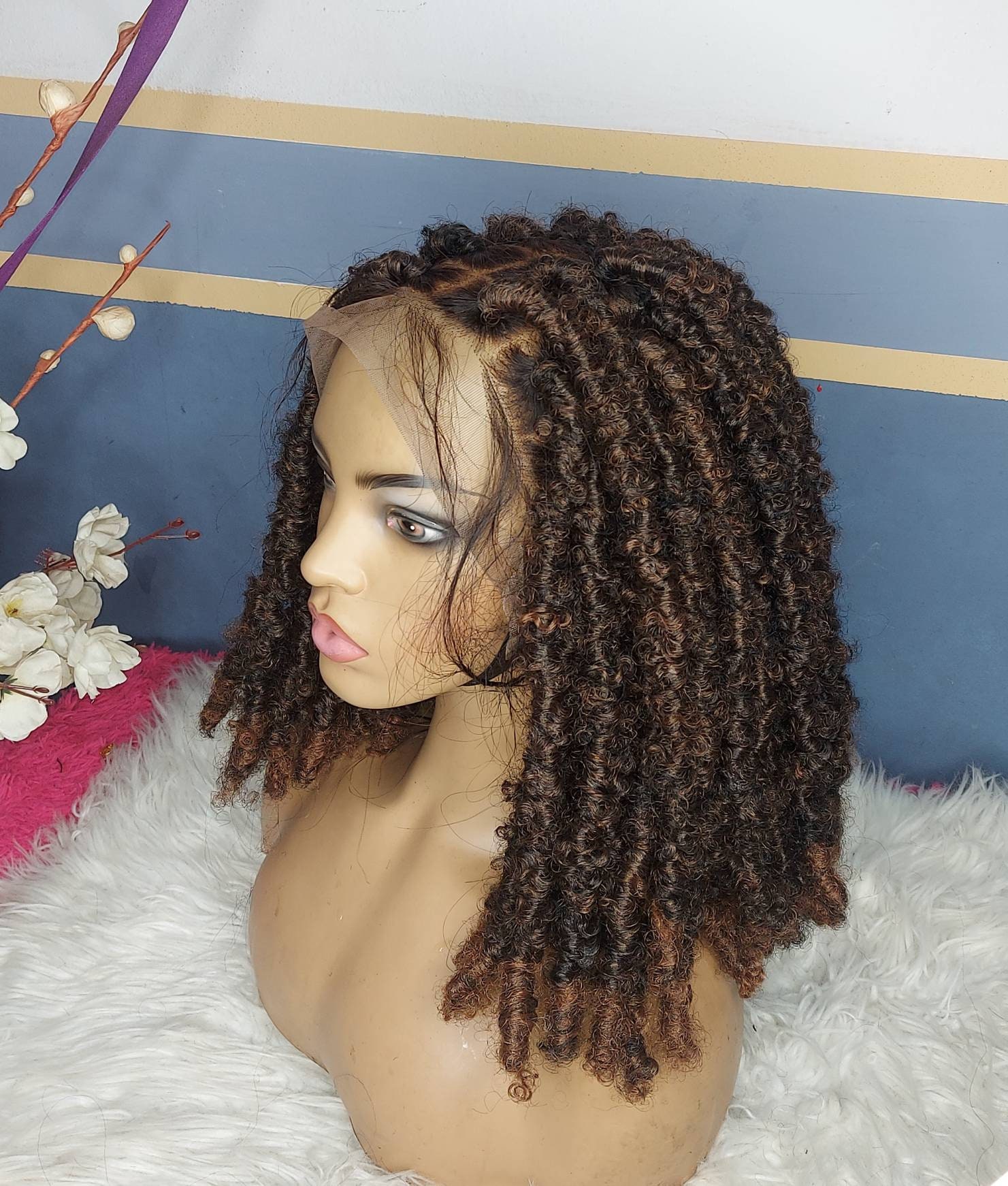 Dreadlocks Perücke Vorne Geflochtene Göttin Dreads Weiche Leidenschaft Twists von Etsy - merithairs