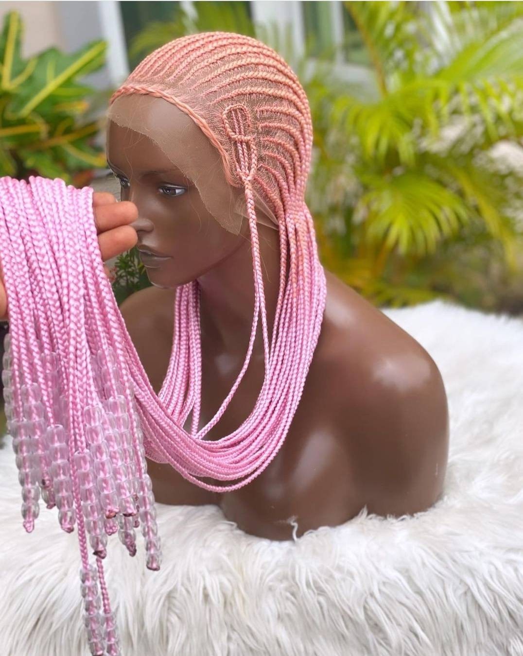Volle Spitze Blonde Rosa Cornrow Perücke Box Geflochtene Leidenschaft Twists Faux Locs Göttin Senegalese Twist Vorne Volle Spitze Blonde Rosa Cornrow Perücke Box Geflochtene Leidenschaft Twists Faux Locs Göttin Senegalese Twist Vorne von Etsy - merithairs