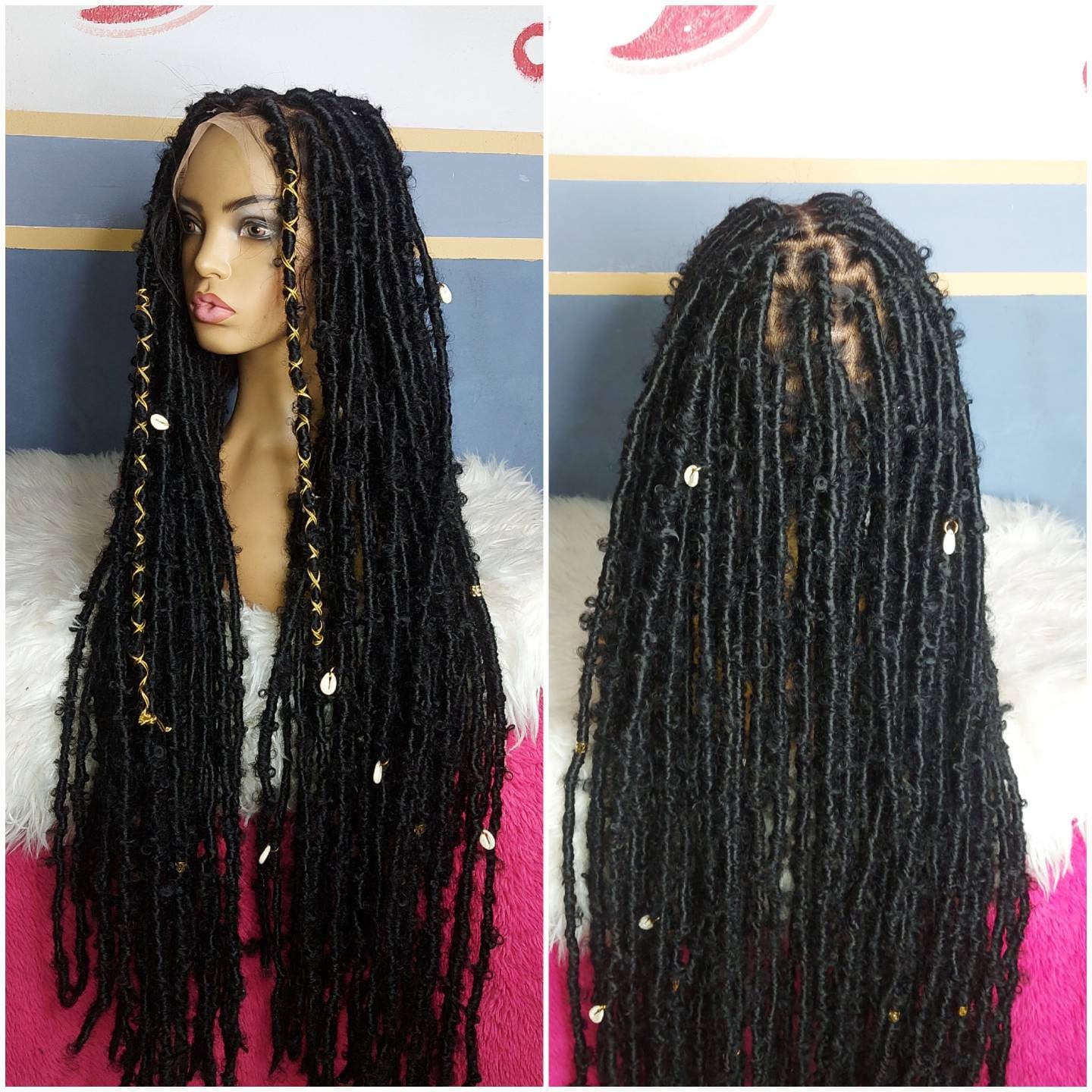 Volle Spitze Butterflylocs Perücke, Dreadlocks Perücke Göttin Dreads Weiche Geflochtene Leidenschaft Twists von Etsy - merithairs