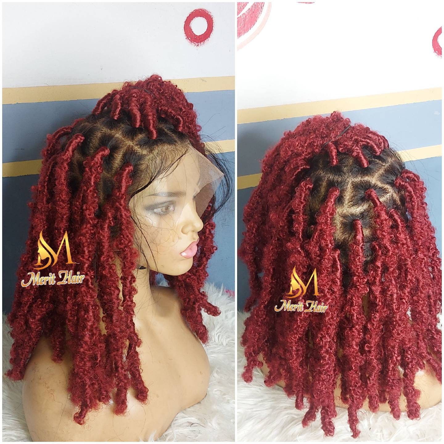 Volle Spitze Butterflylocs Perücke, Dreadlocks Perücke Göttin Dreads Weiche Geflochtene Leidenschaft Twists von Etsy - merithairs