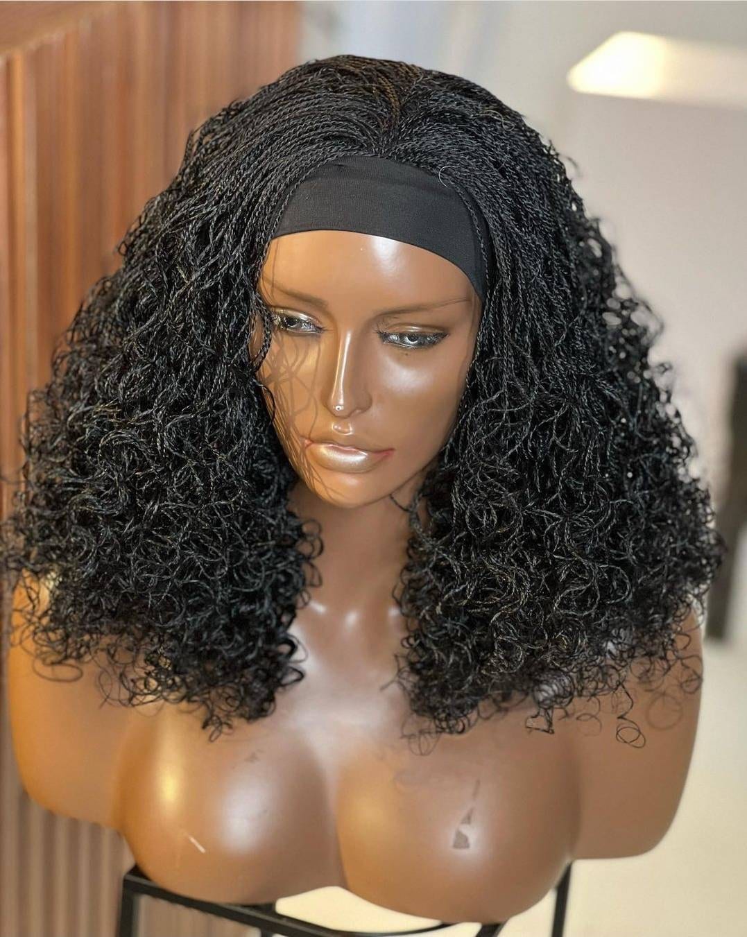 stirnband Micro Twists Geflochtene Perücke Nadel Cornrow Perücken Faux Locs Leidenschaft Haar Senegalese Perücke von Etsy - merithairs