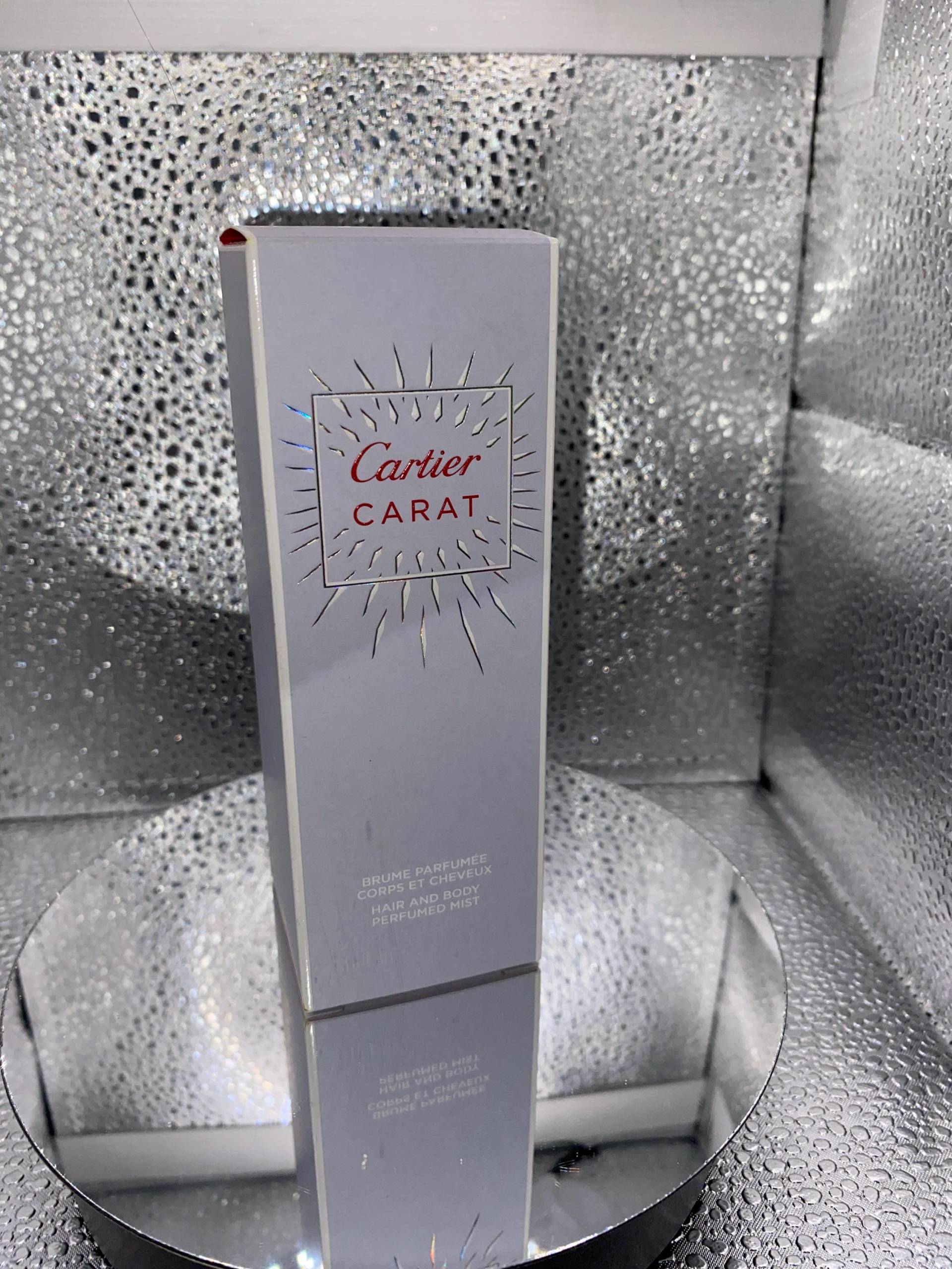 C A R T I E Carat Eau De Parfum 100 Ml Haar Und Körper Parfümierter Nebel - Spray Jahr 2002 Sehr Gut Geeignet Als Valentinstagsgeschenk Für Sie von Etsy - miniperfumes