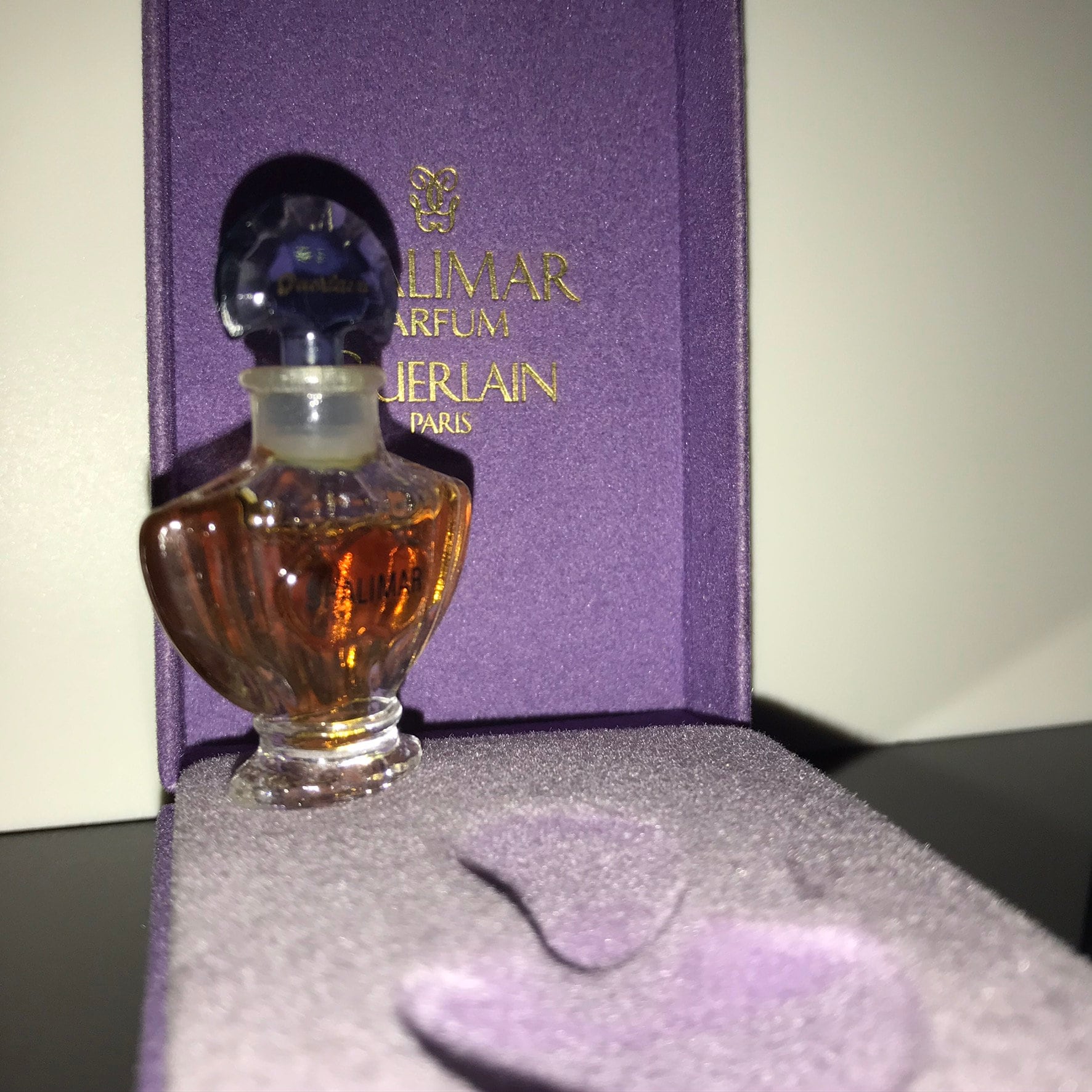 Guerlain - Shalimar Extrait 2 Ml Vintage Rare Sehr Gut Geeignet Als Geschenk Für Sie, Oder Sammler, Original Mit Box Aus Meiner Eigenen Sammlung von Etsy - miniperfumes