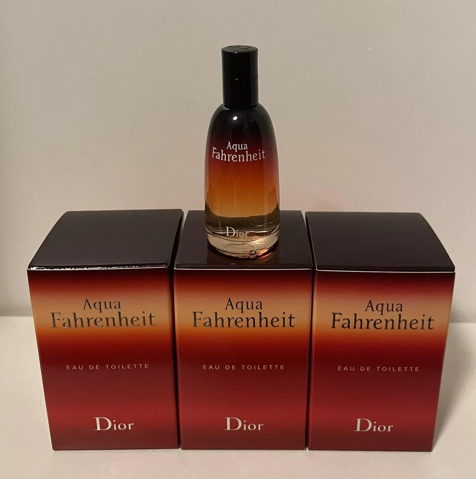 Sammler Flasche D I O R Fahrenheit Aqua - Eau De Toilette 10 Ml Vintage Must Have Sammlerstück Selten Sammlerstück, Weihnachtsgeschenk Männer von Etsy - miniperfumes