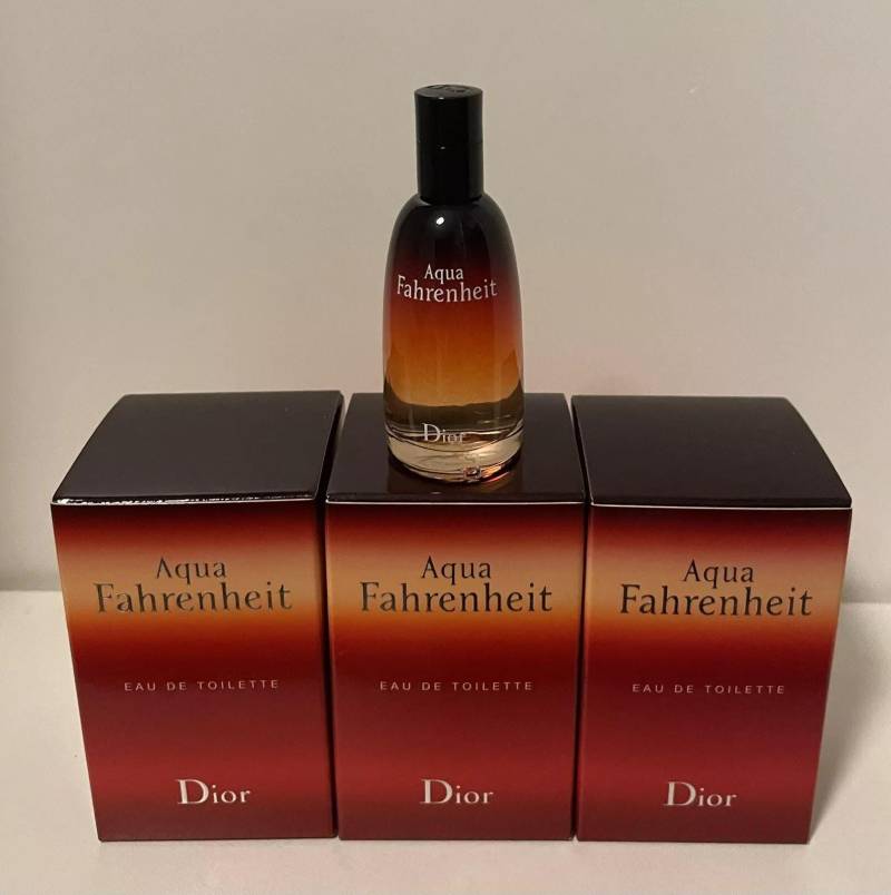 Sammler Flasche D I O R Fahrenheit Aqua - Eau De Toilette 10 Ml Vintage Must Have Sammlerstück Selten Sammlerstück, Weihnachtsgeschenk Männer von Etsy - miniperfumes