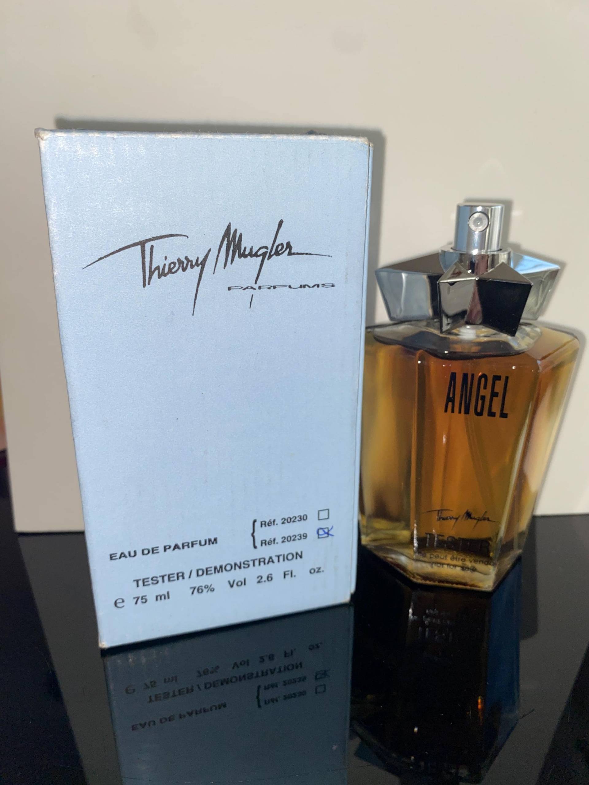 Sammlerflasche Angel Eau De Parfum 75 Ml Jahr 1992 Vintage - Zustand, Füllstand Siehe Bild Erste Version von Etsy - miniperfumes