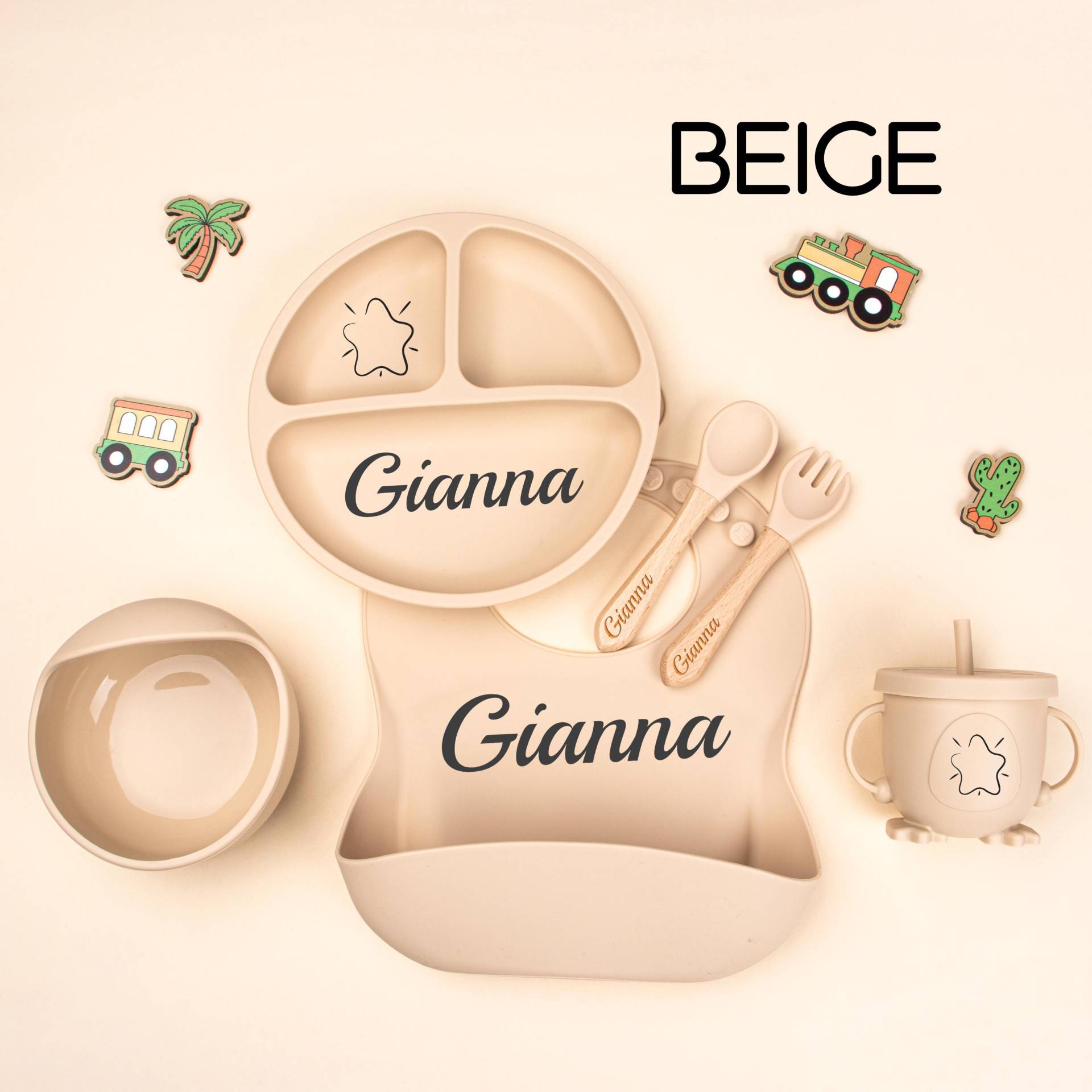 Engraved Baby Dining Set, Toddler Feeding, Custom Name Bowl Plate, Personalized Essentials, 1st Birthday Gift, Feeding Set With von Etsy - moutianment