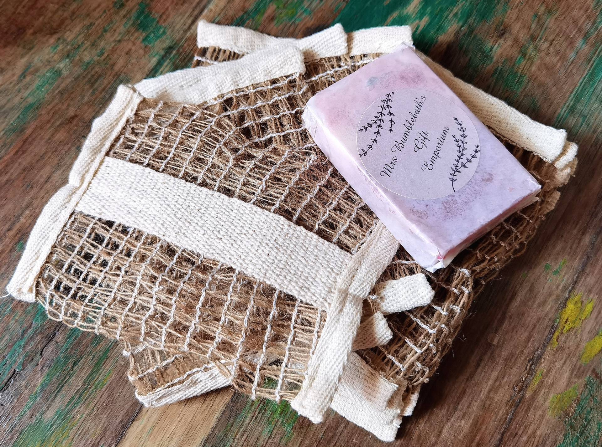 Jute Net Soap Saver Bag-2 in 1-Peeling-Massage-Reinigung-Bad Accessoire-Umweltfreundlich-Zero Waste-Wiederverwendbar Für von Etsy - mrsbumblebaths