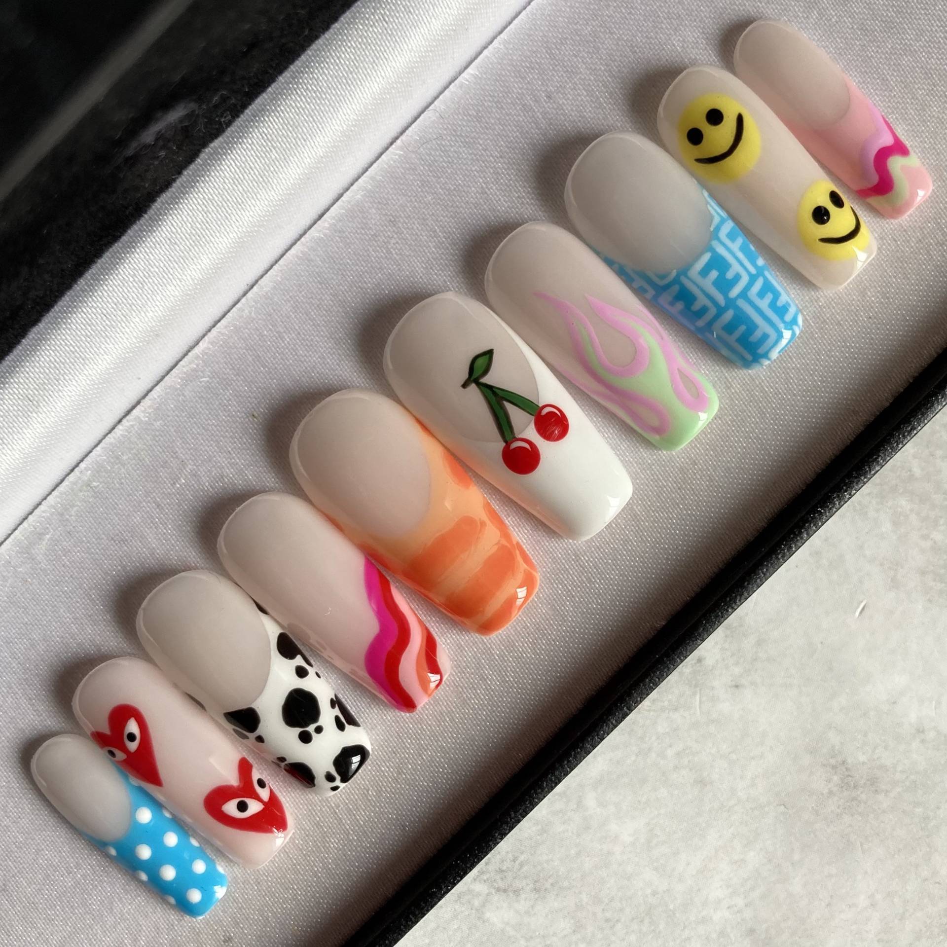 Festival Vibes - Press-On Nails von Etsy - msknails