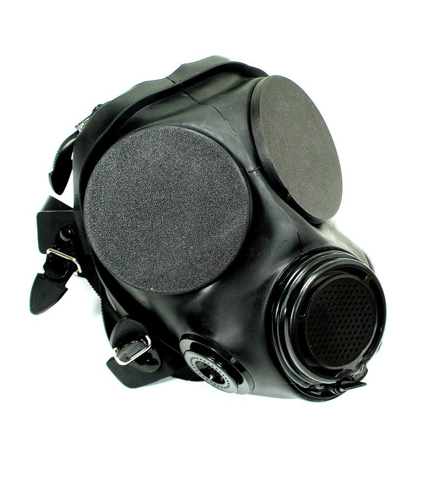 Abdeckkappe Für Fmj08/Mf22 Gasmaske in Schwarz Kappe Außenring Abdeckung Blickdicht von Etsy - mteilestore