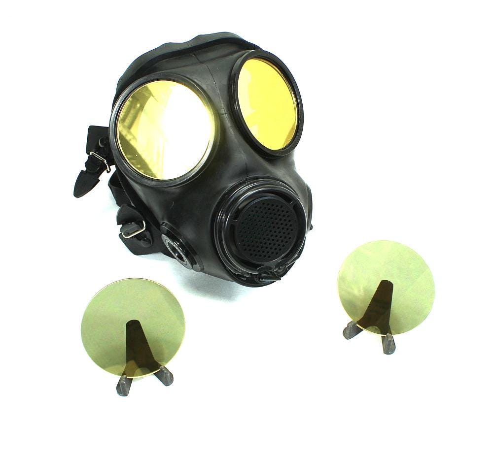 Ersatzgläser Für Gasmaske Fmj08/Mf22 Goldfolie Linsen Gasmask von Etsy - mteilestore