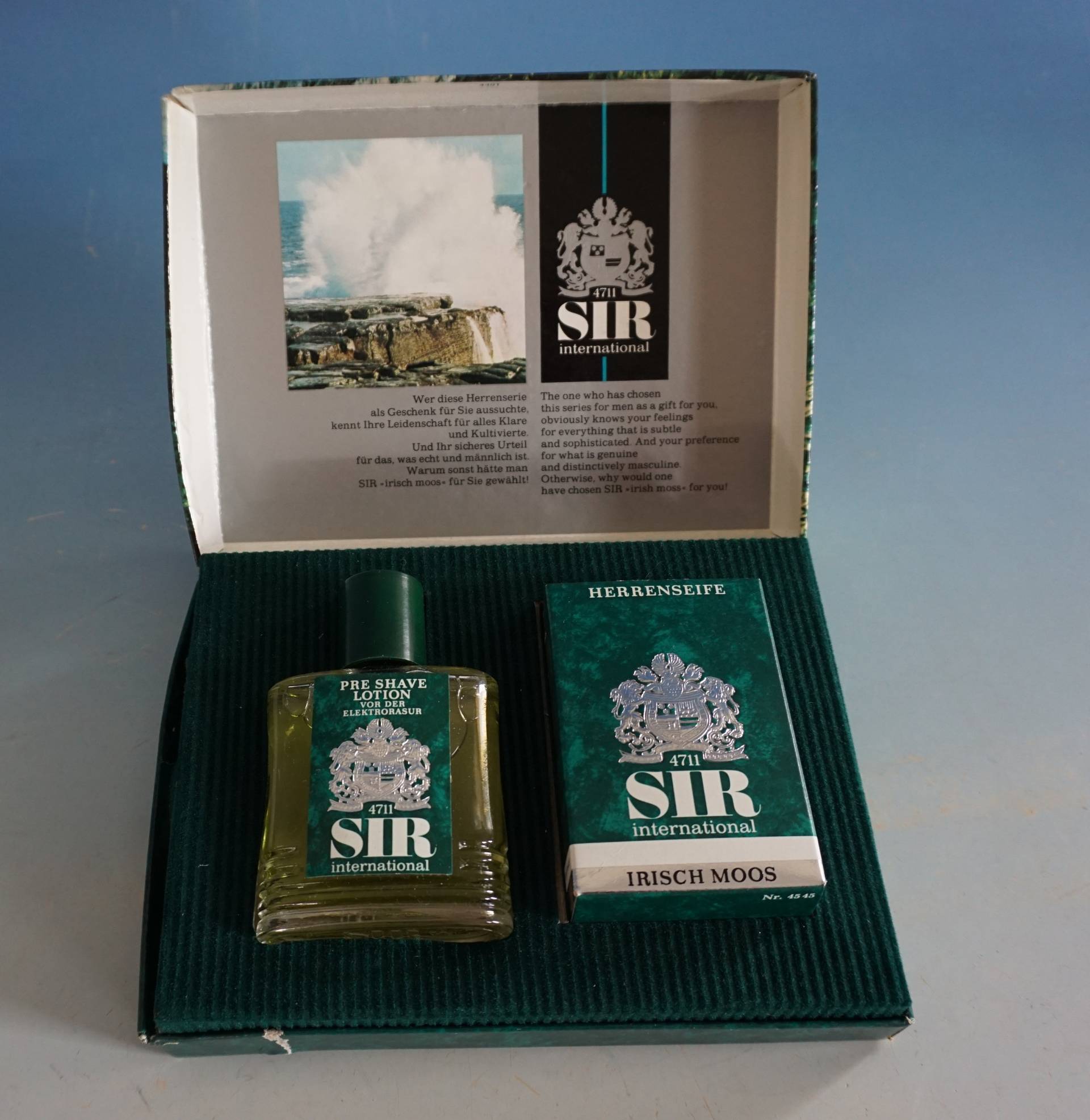 Vintage 4711 Irisch Moos Sir Pre Shave Aftershave + Seife Herrenseife 100 G Geschenkbox Geschenk Set 70Er/80Er Selten | F024-1726 von Etsy - myDecoWorld24