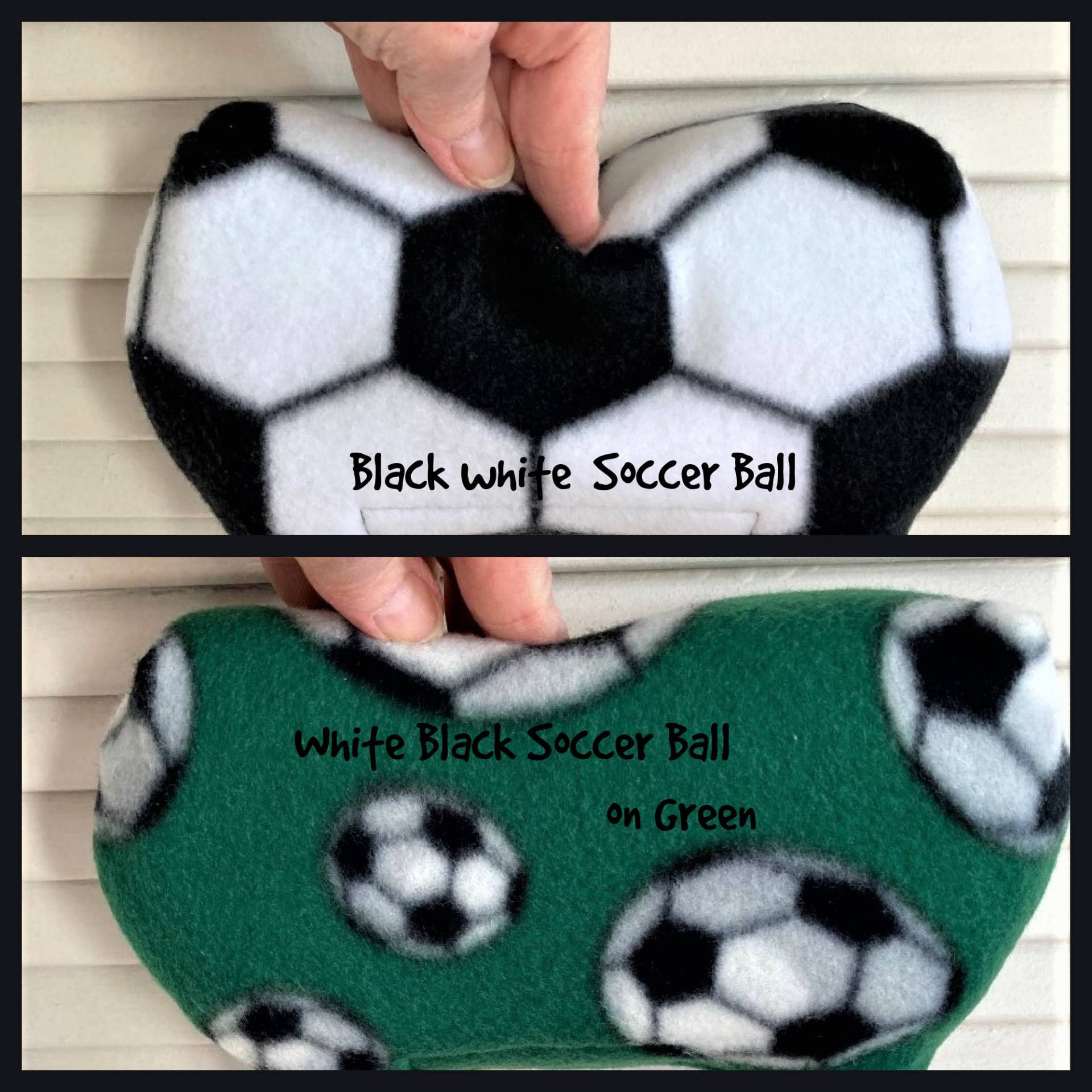 Fußball Fleece Krückenpads von Etsy - myscap