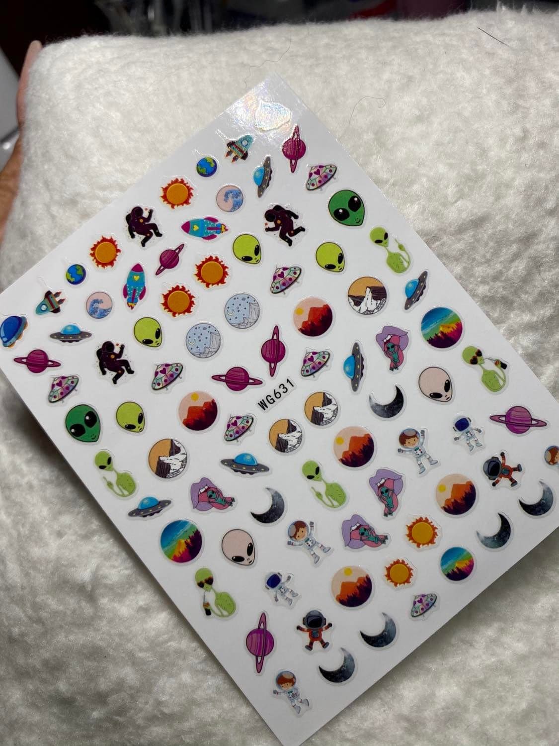 Planeten Und Alien Sticker von Etsy - nailsbysimw