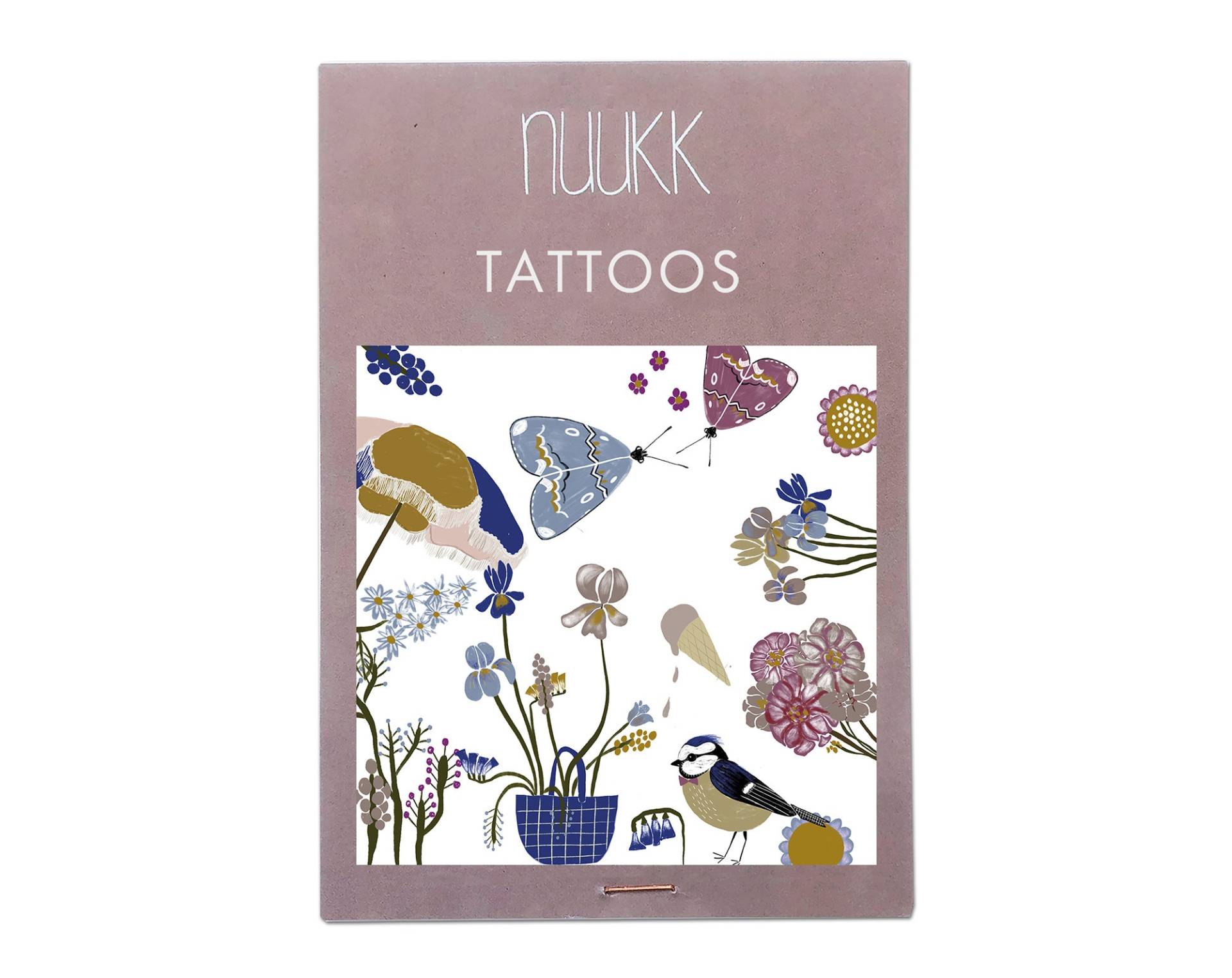 Temporäres Tattoo - Blumenstrauß von Etsy - nuukk