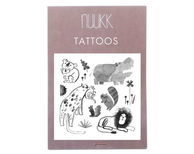 Temporäres Tattoo - Nilpferd von Etsy - nuukk