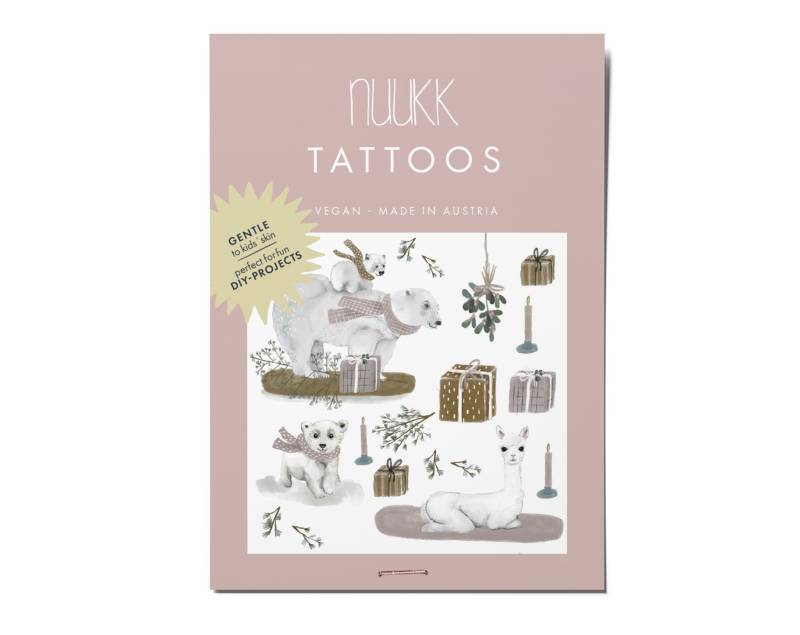 Temporäres Tattoo - Wintertiere von Etsy - nuukk