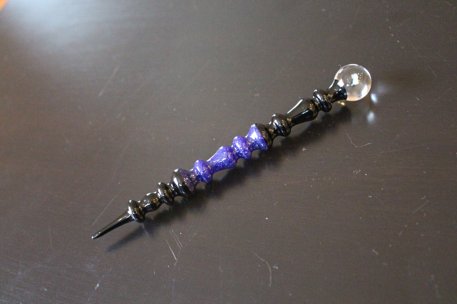 Opalblau Blizzard Kunstglas Parfüm Dauber Opalblau Blizzard Kunstglas Parfüm Dauber von Etsy - organicglassworks