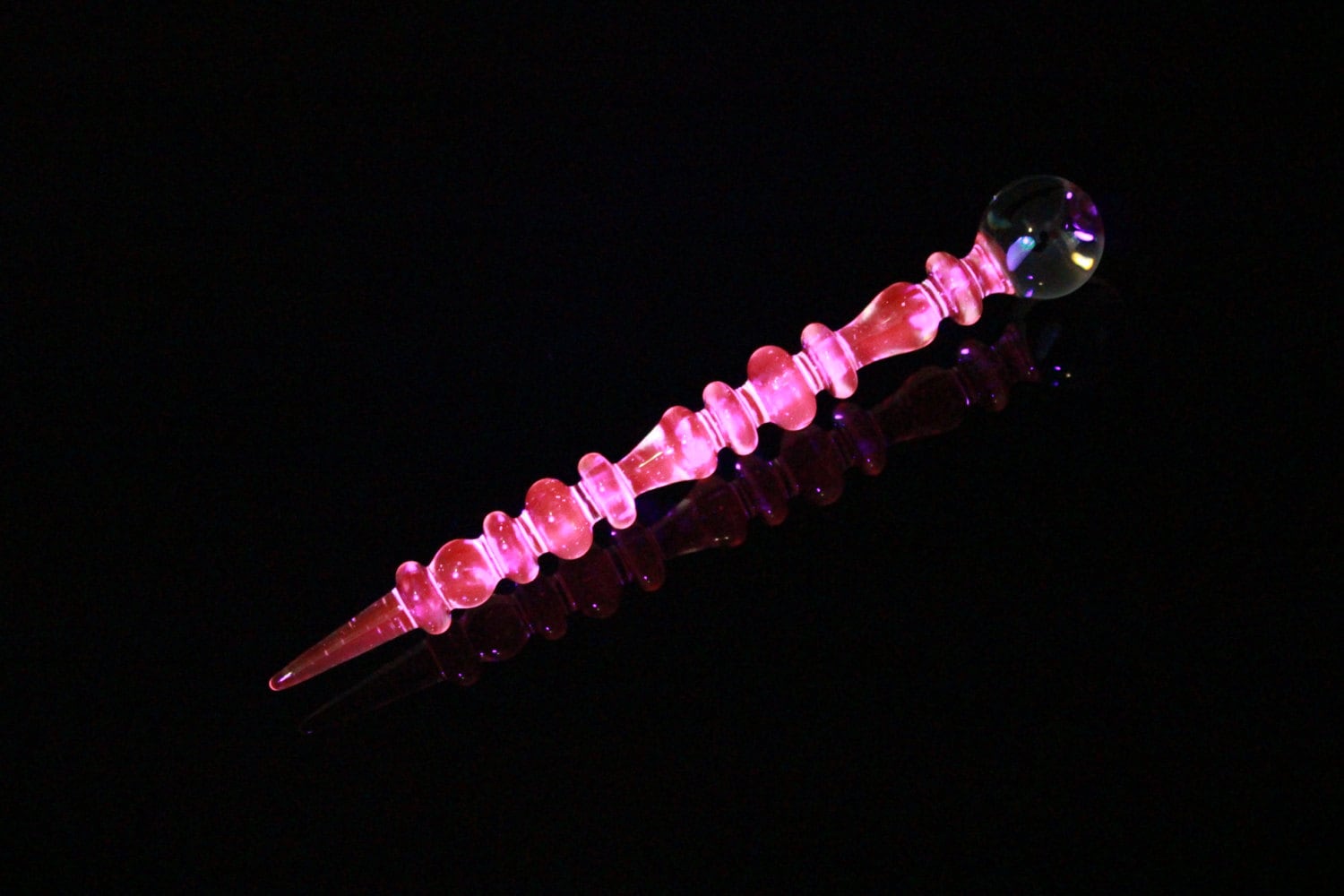 Uv Glow Lucy Schwarzlicht Pink Opal Art Glas Parfüm Dauber Uv Glow Lucy Schwarzlicht Pink Opal Art Glas Parfüm Dauber von Etsy - organicglassworks