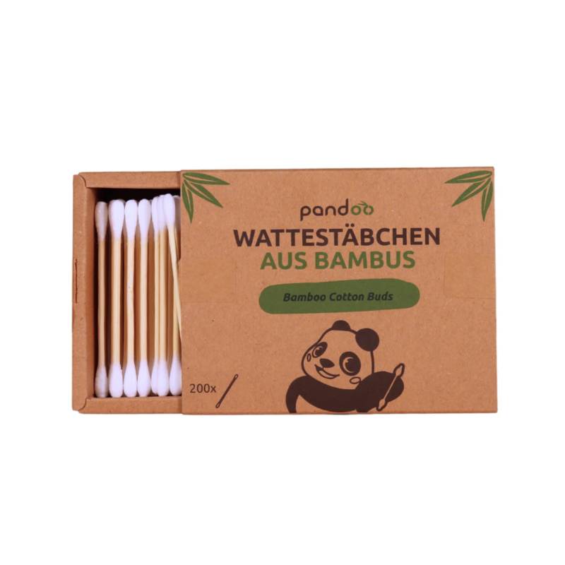 Pandoo Plastikfreie Wattestäbchen Aus Bambus Und Bio-Baumwolle von Etsy - pandooShop