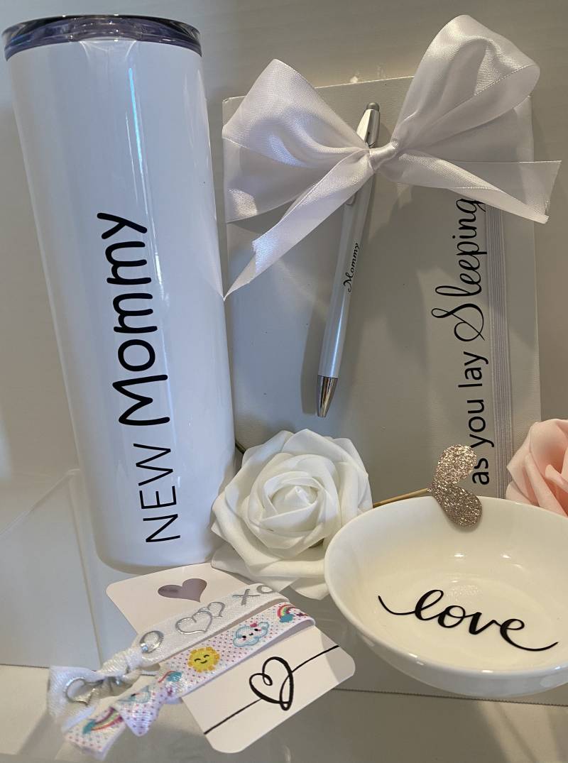 Neue Mama Geschenkbox, Personalisiere, Journal Tumbler, Erwartende Geschenk, Push Mutter Zu Sein, Schwangerschaft Geschenk von Etsy - paperheartwordsbycc