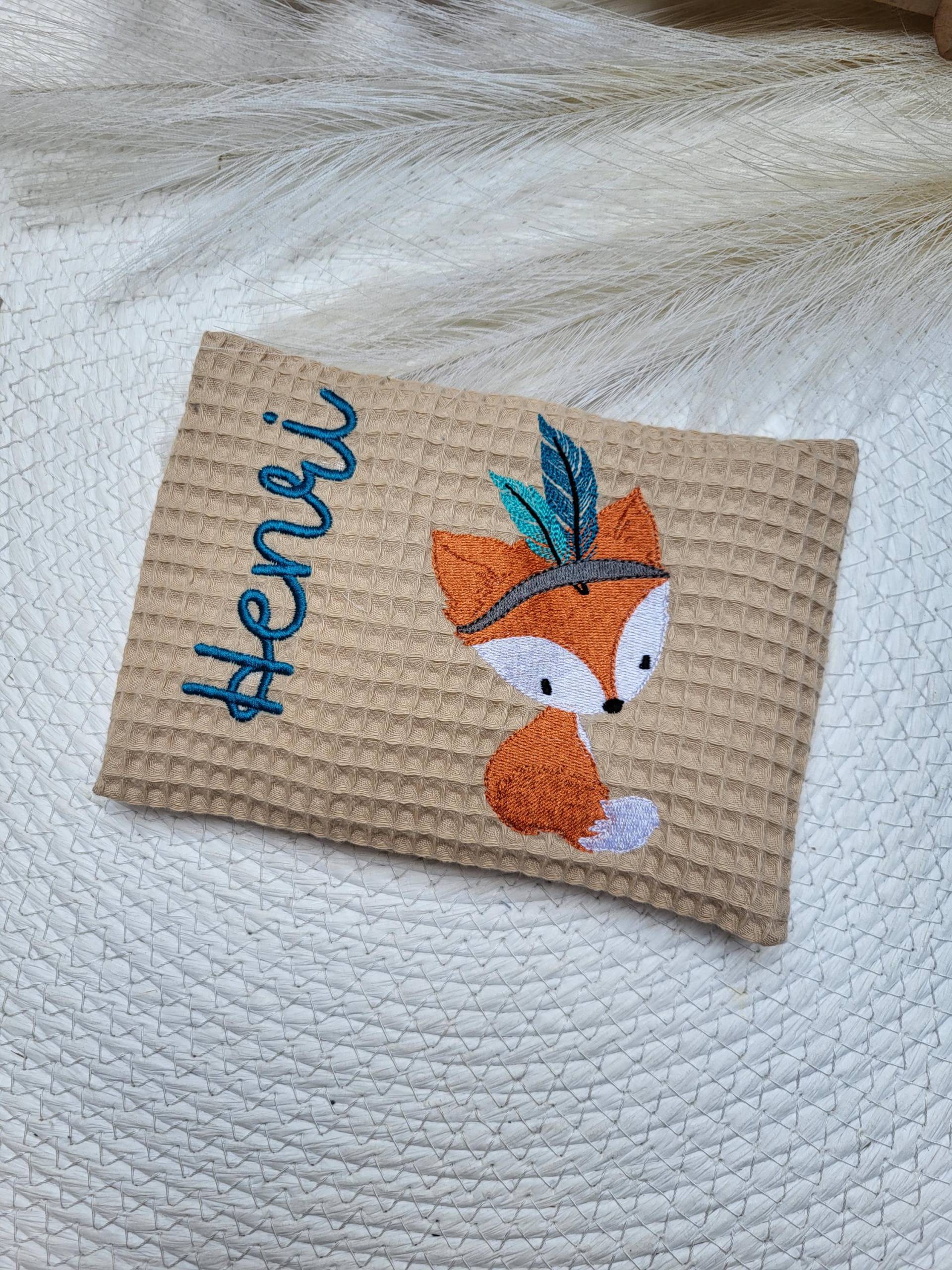 Wärmekissen Personalisiert | Kissenbezug Mit Dinkelinlett Waffelpiquet Geschenkidee Zur Geburt Oder Taufe von Etsy - petitePat