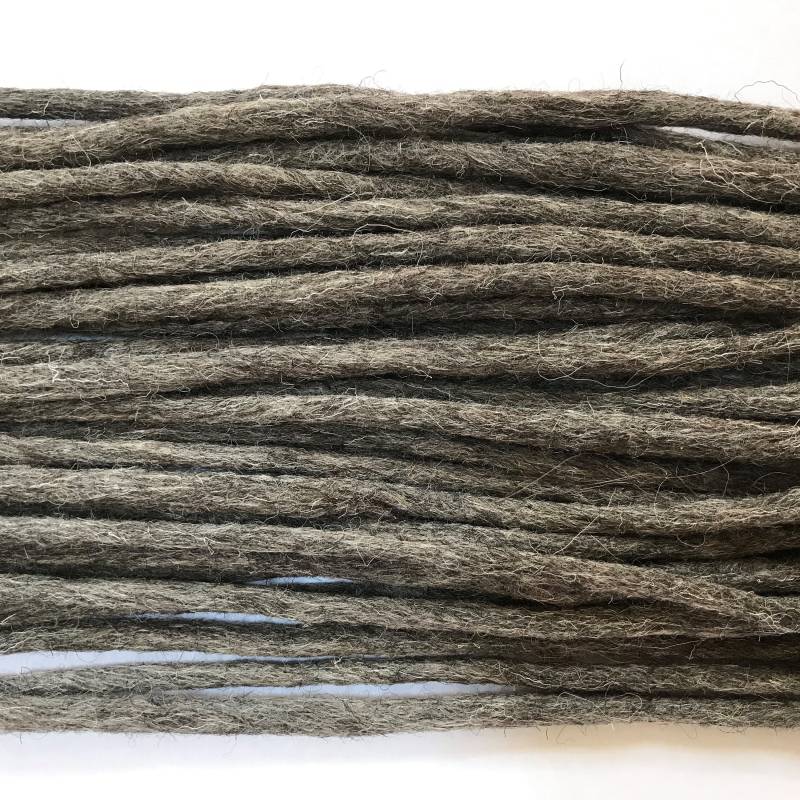 Dunkelgraue Herdwick Naturwolle Dreadlocks - 16 Doppelendde De Merino Wolle Dreads von Etsy - pixielocks