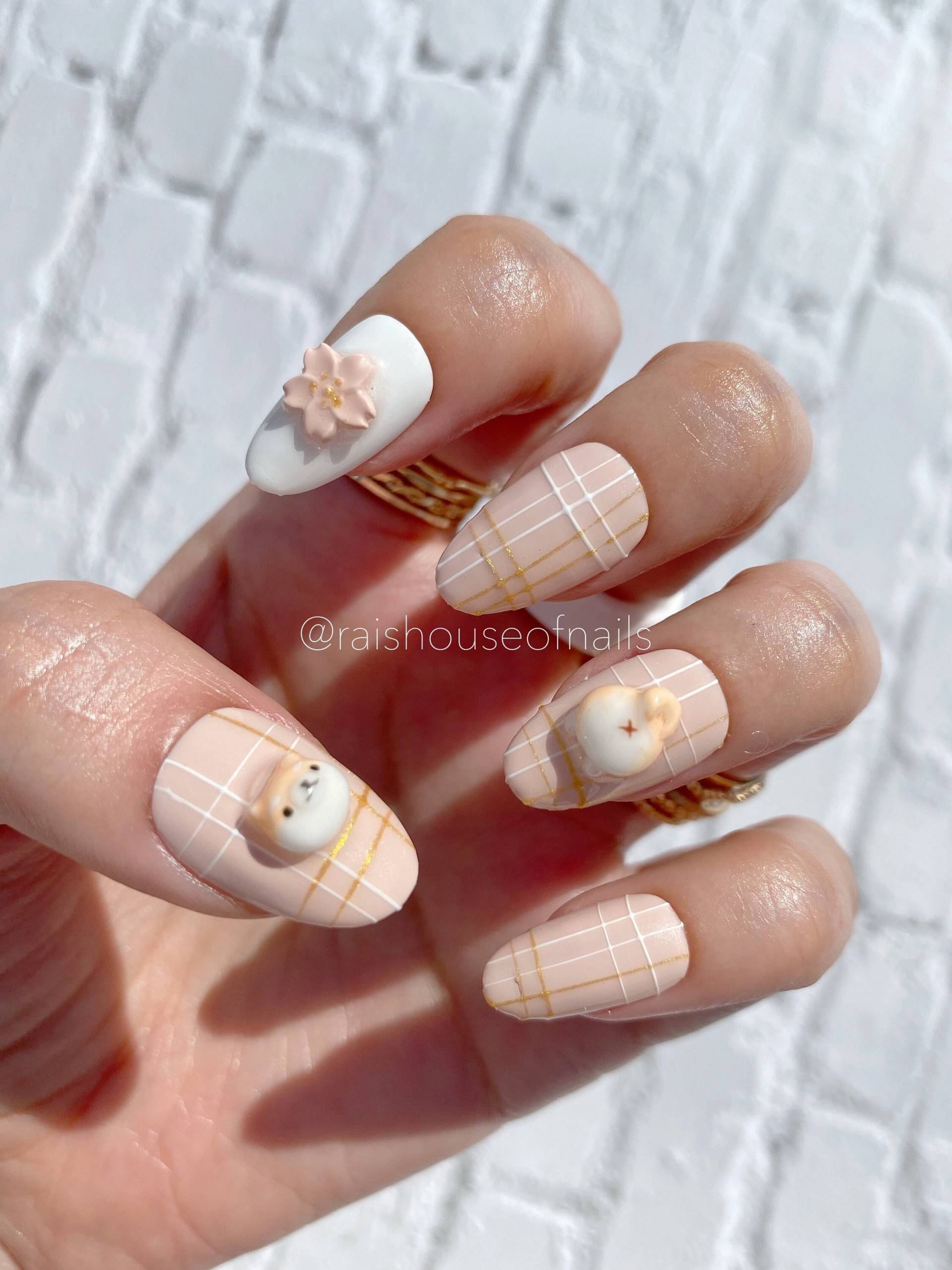 Shiba Inu Drücken Sie Auf Die Nägel, Kawaii Süße 3D Nail Art, Gel-Nägel, Handgefertigte Künstliche Nägel von Etsy - raishouseofnails