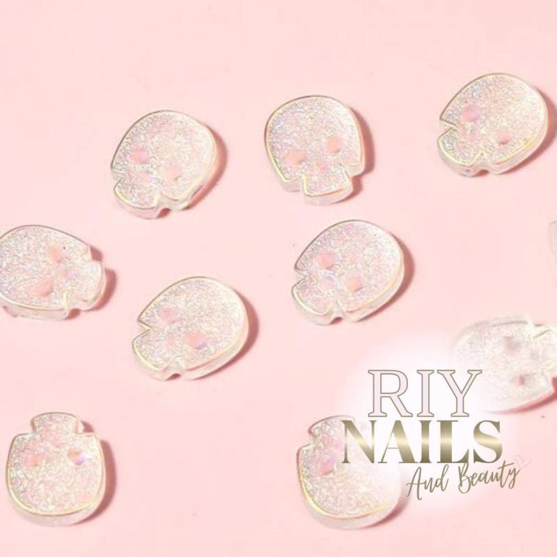 Glitzernde Totenkopf Nailart Charms Riynails von Etsy - riynails