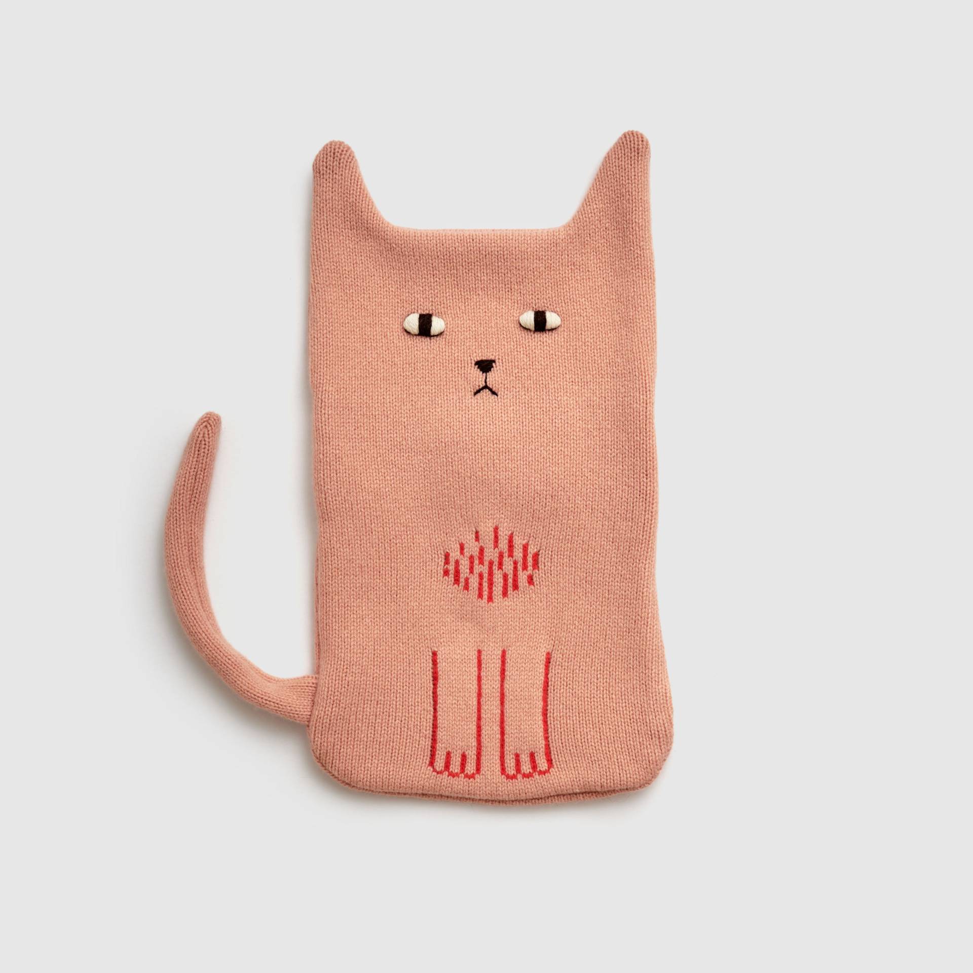 Pinke Katze Lammwolle Wärmflasche Und Bezug - Auf Bestellung von Etsy - saracarr