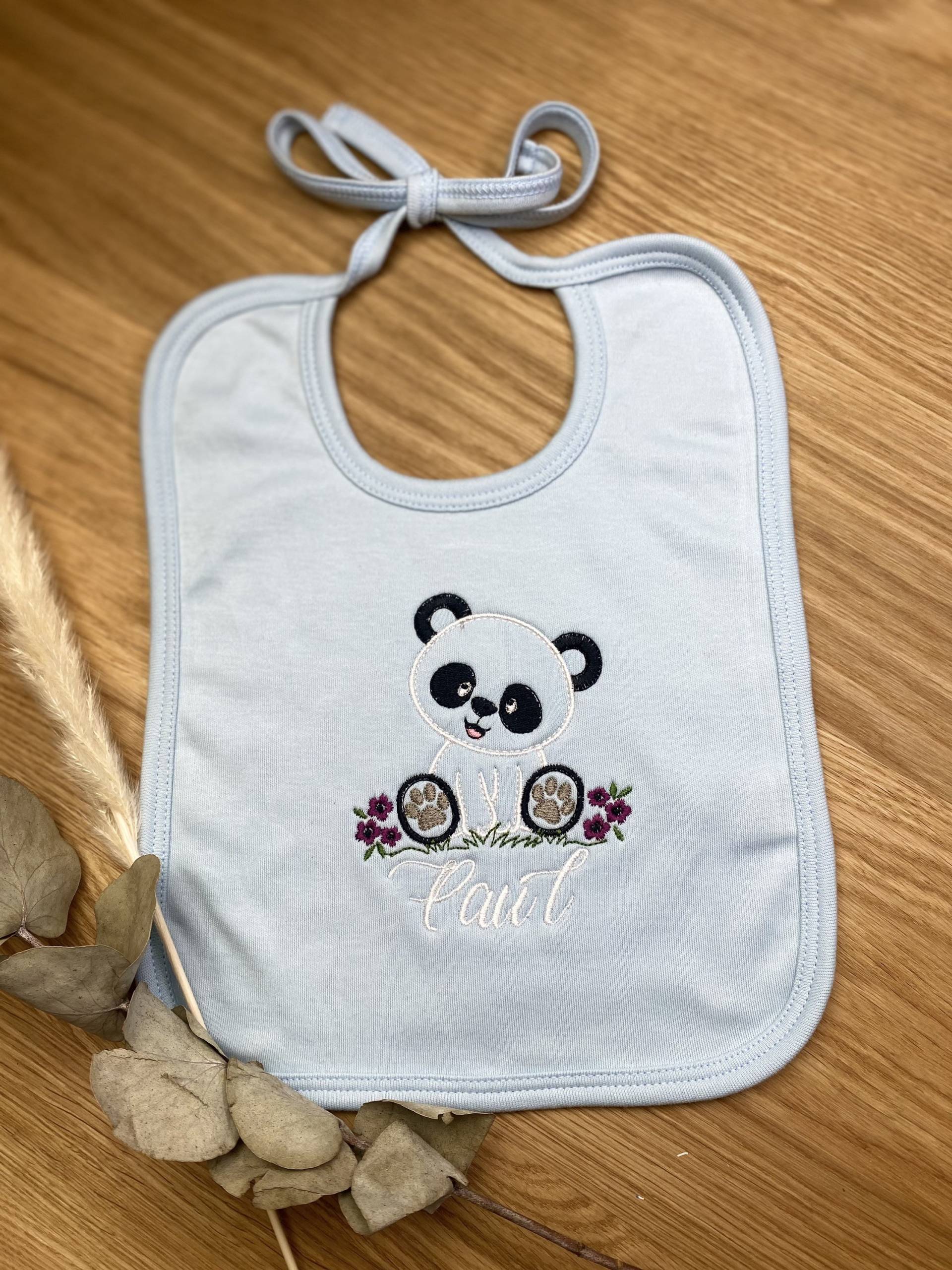 Lätzchen Mit Namen, Panda, Personalisiert, Babys - Kinder von Etsy - saschaleineweber