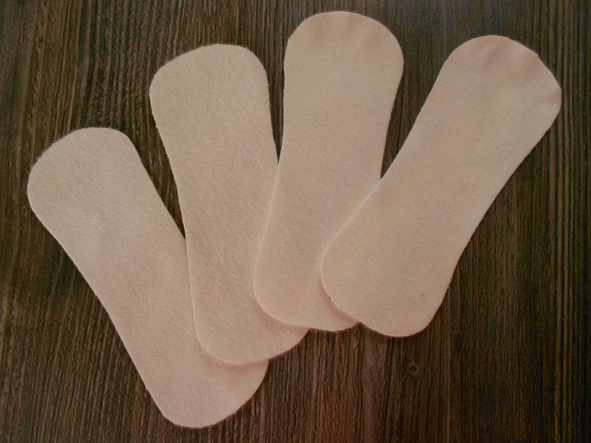 4 Slipeinlagen Langform Wiederverwendbar Waschbar Ultradünn Mit Auslaufschutz Membrane Handgefertigt Reusable Washable Panty Liner von Etsy - sexsense