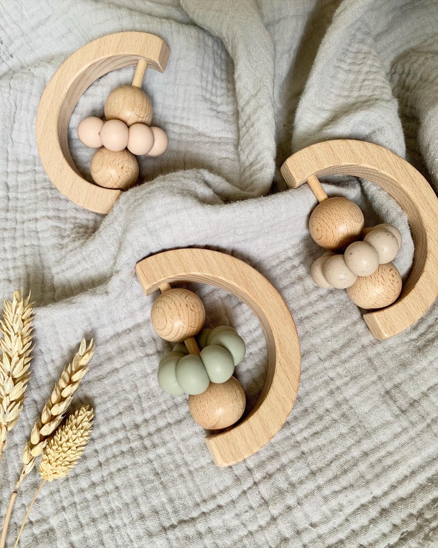 Greifling Holz Silikon von Etsy - shopdebebe