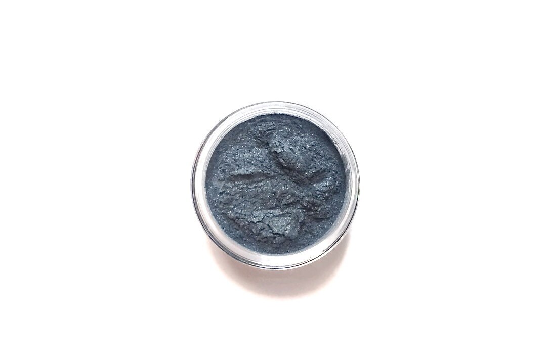 Mineral Lidschatten Vegan/Meer - Silber Grau Blau von Etsy - simplicitycosmetics