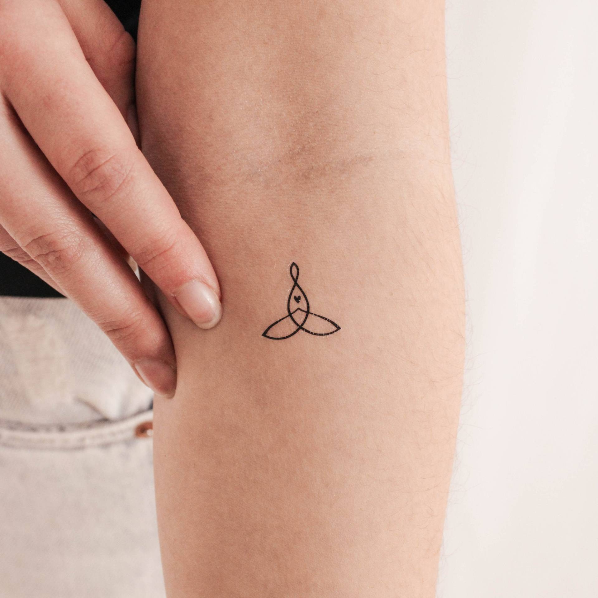 Atem Symbol Temporäres Tattoo | 3Er Set von Etsy - smalltattoos