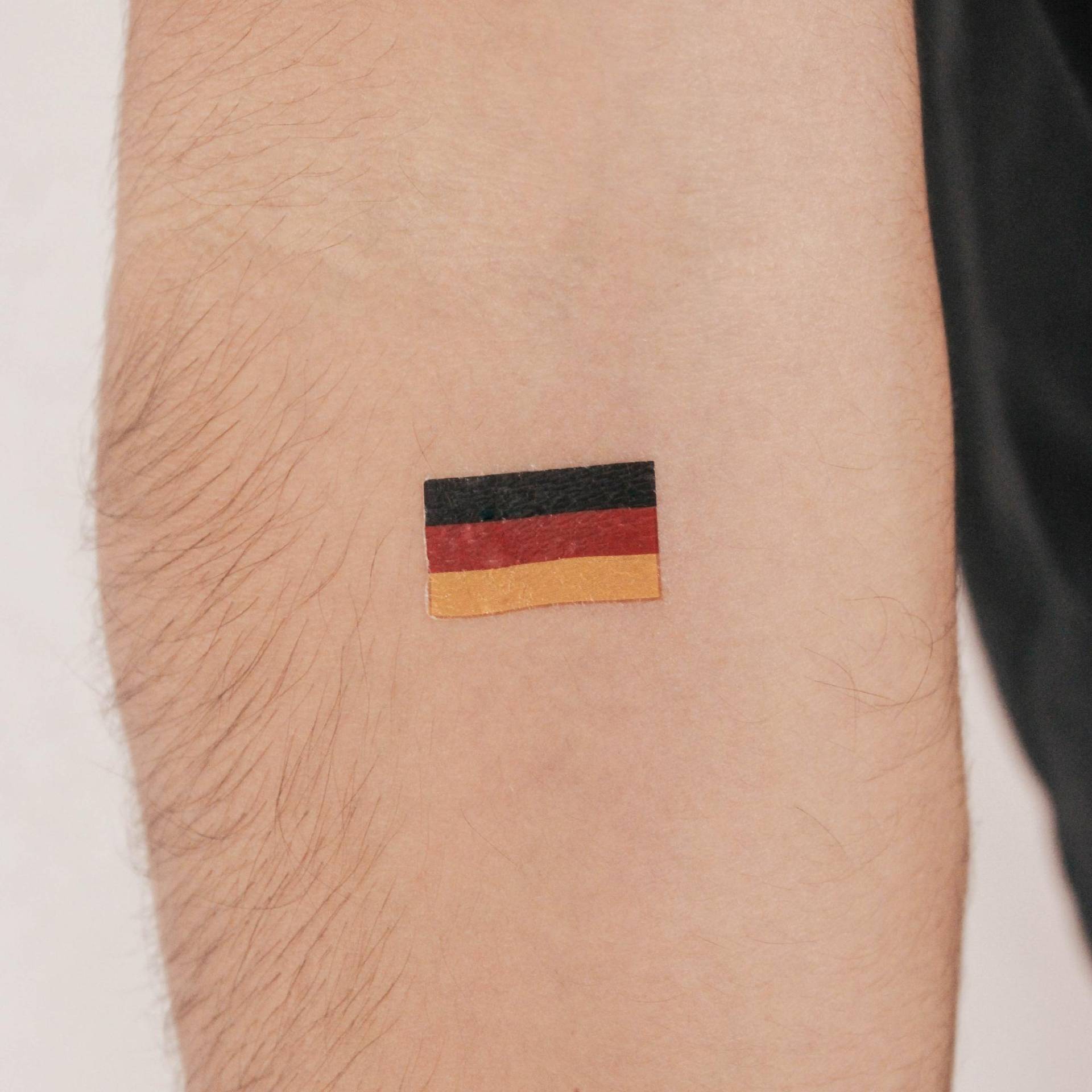 Deutschland Flagge Temporäres Tattoo | 3Er Set von Etsy - smalltattoos