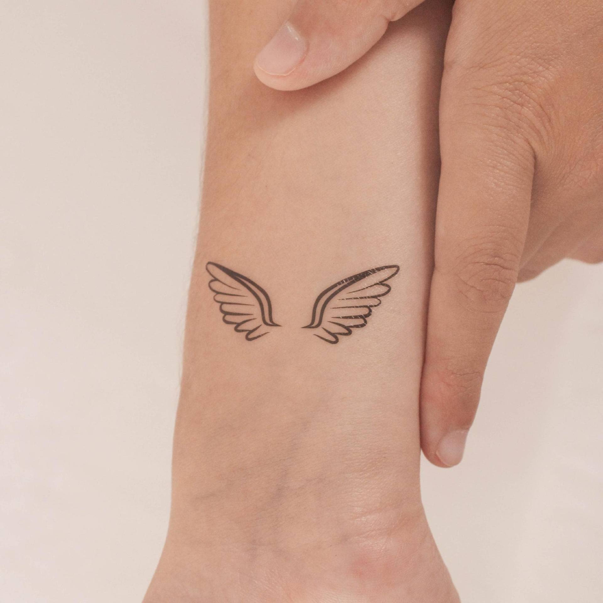 Flügel Paar Temporäres Tattoo | 3Er Set von Etsy - smalltattoos