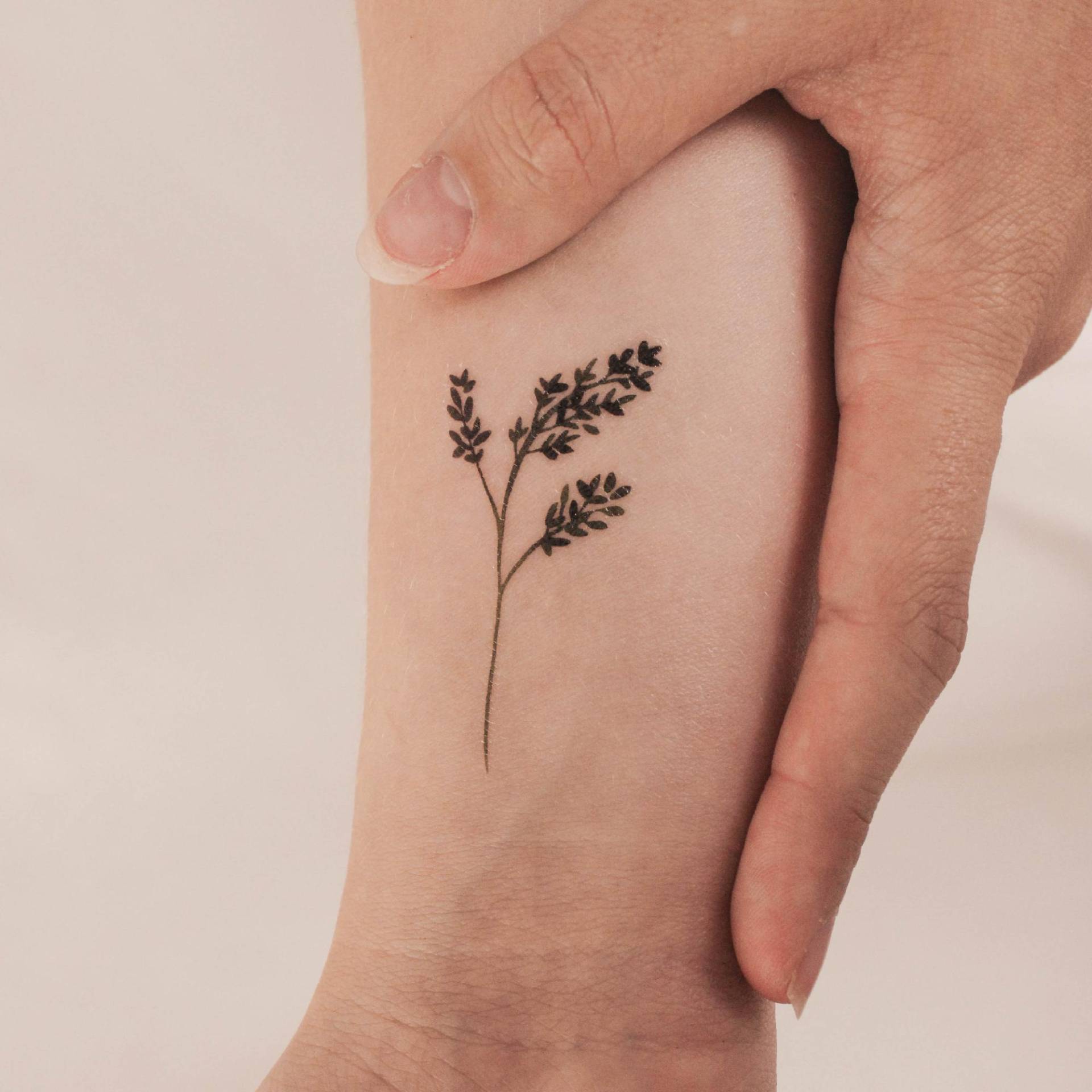 Grüner Zweig Temporäres Tattoo Von Zihee | 3Er Set von Etsy - smalltattoos